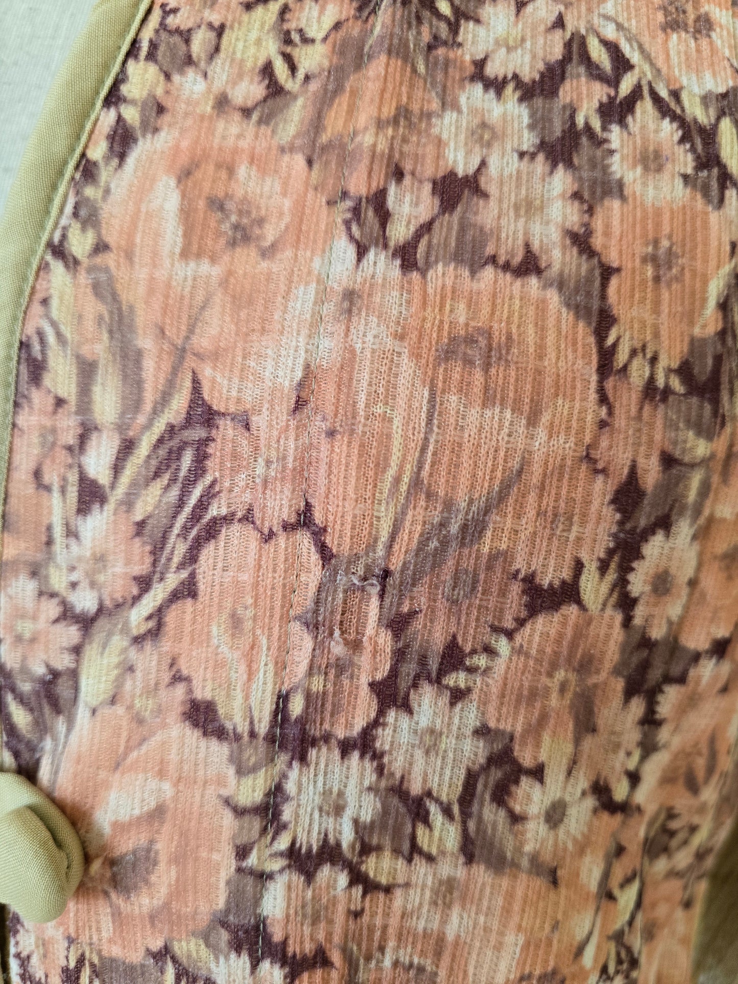 Vintage floral waistcoat