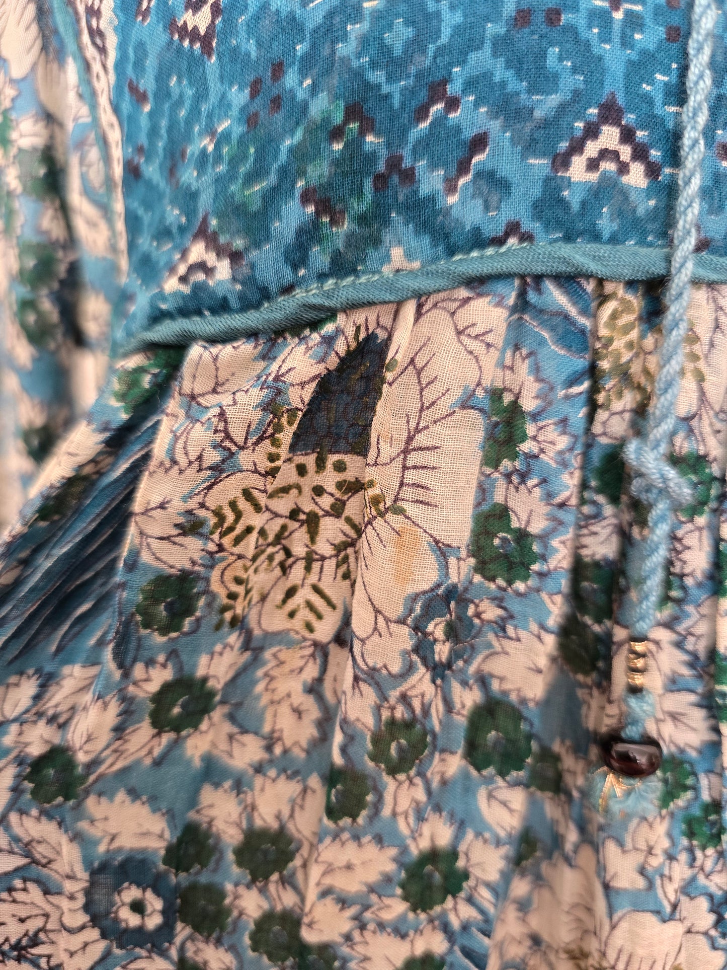 Vintage Mina of London Indian cotton dress