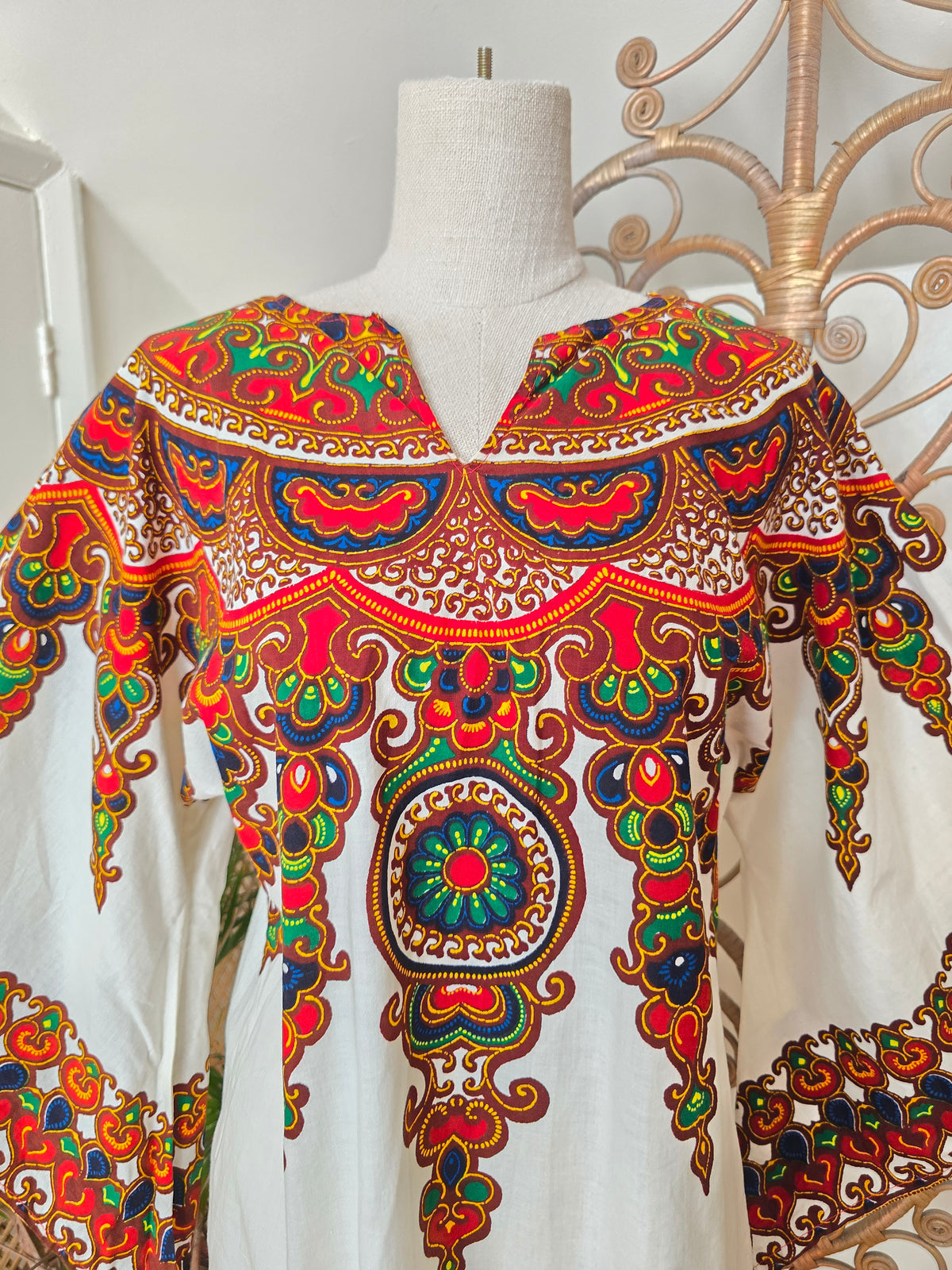 Vintage Mina of England Carnaby Street  Dashiki tunic dress