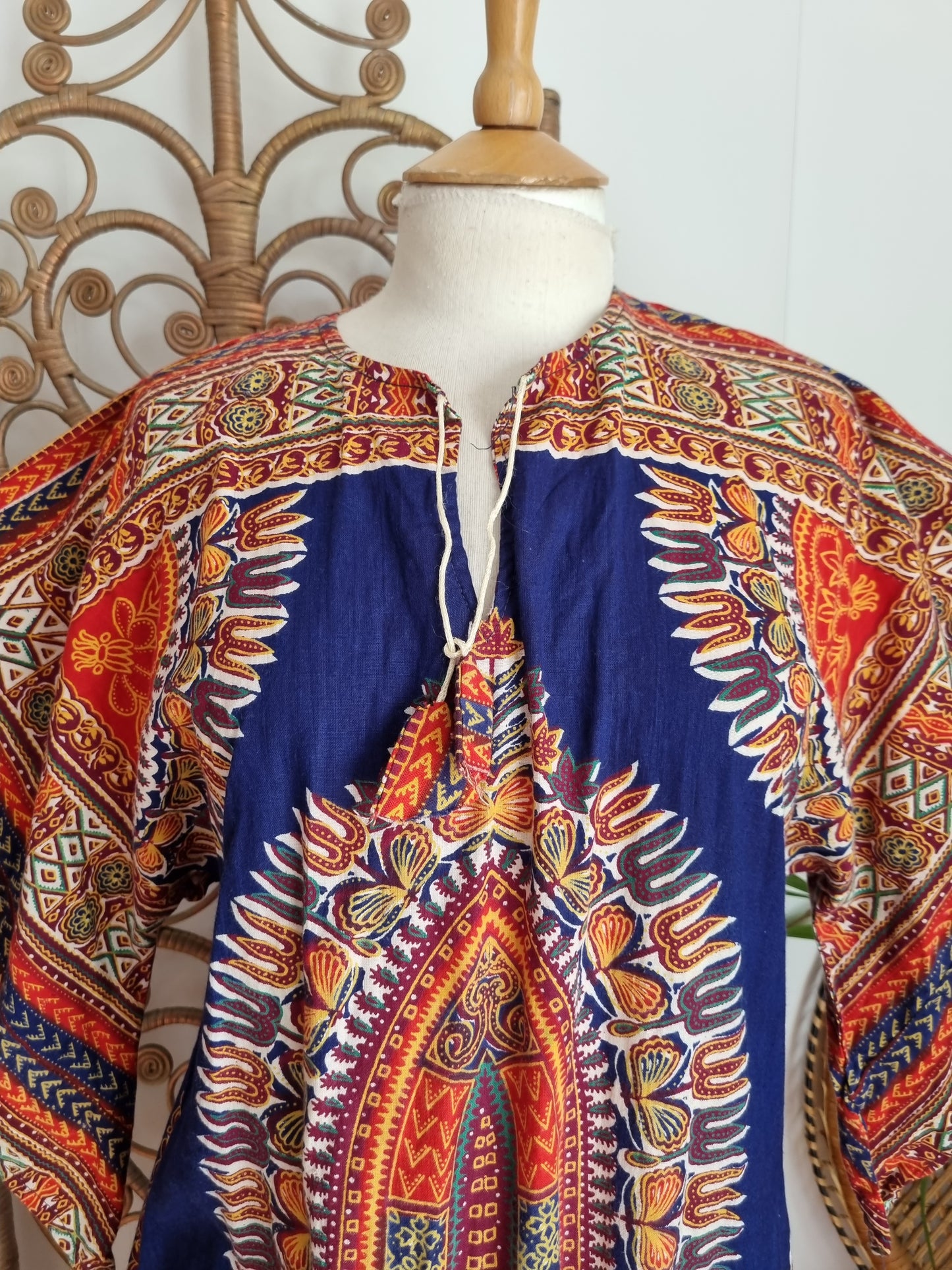 Vintage kaftan dashiki dress