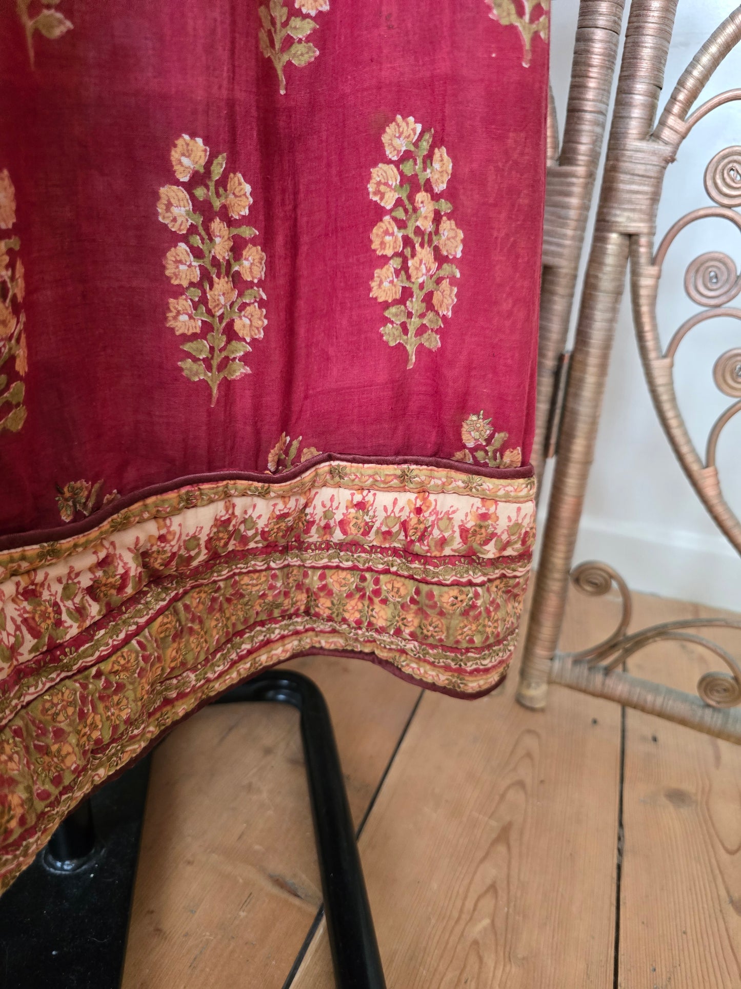 Vintage Anokhi indian 70s maxi dress
