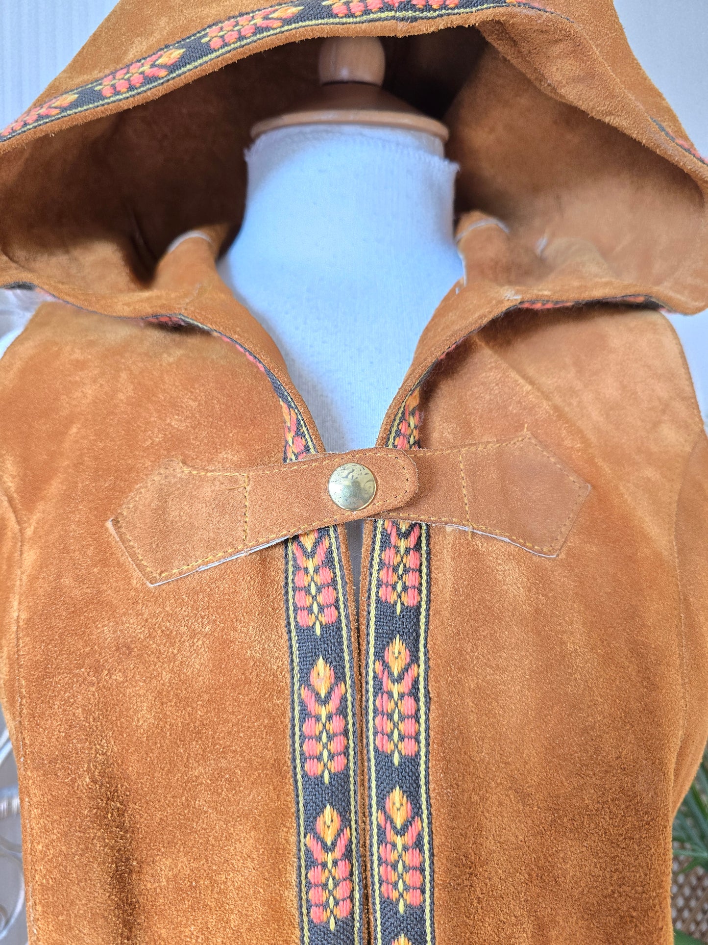 Vintage suede waistcoat