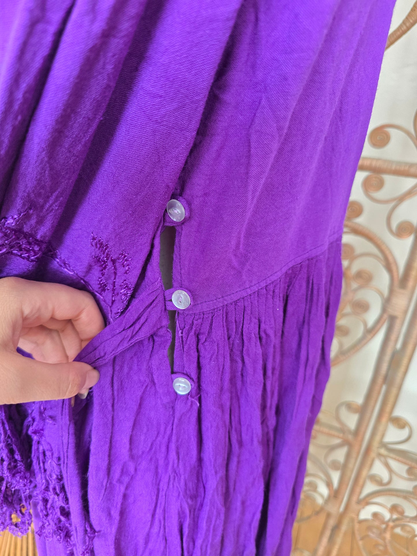 Vintage embroidered dress