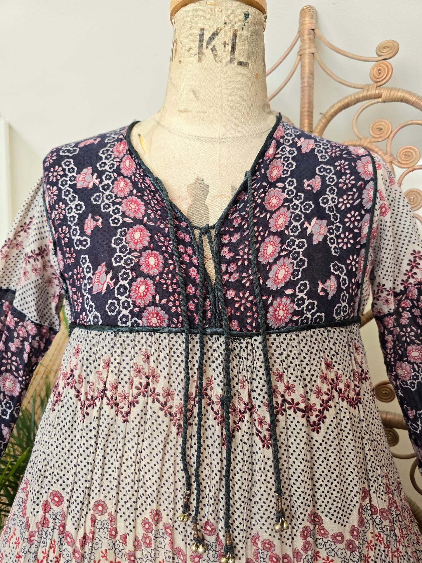 Vintage Indian cotton dress