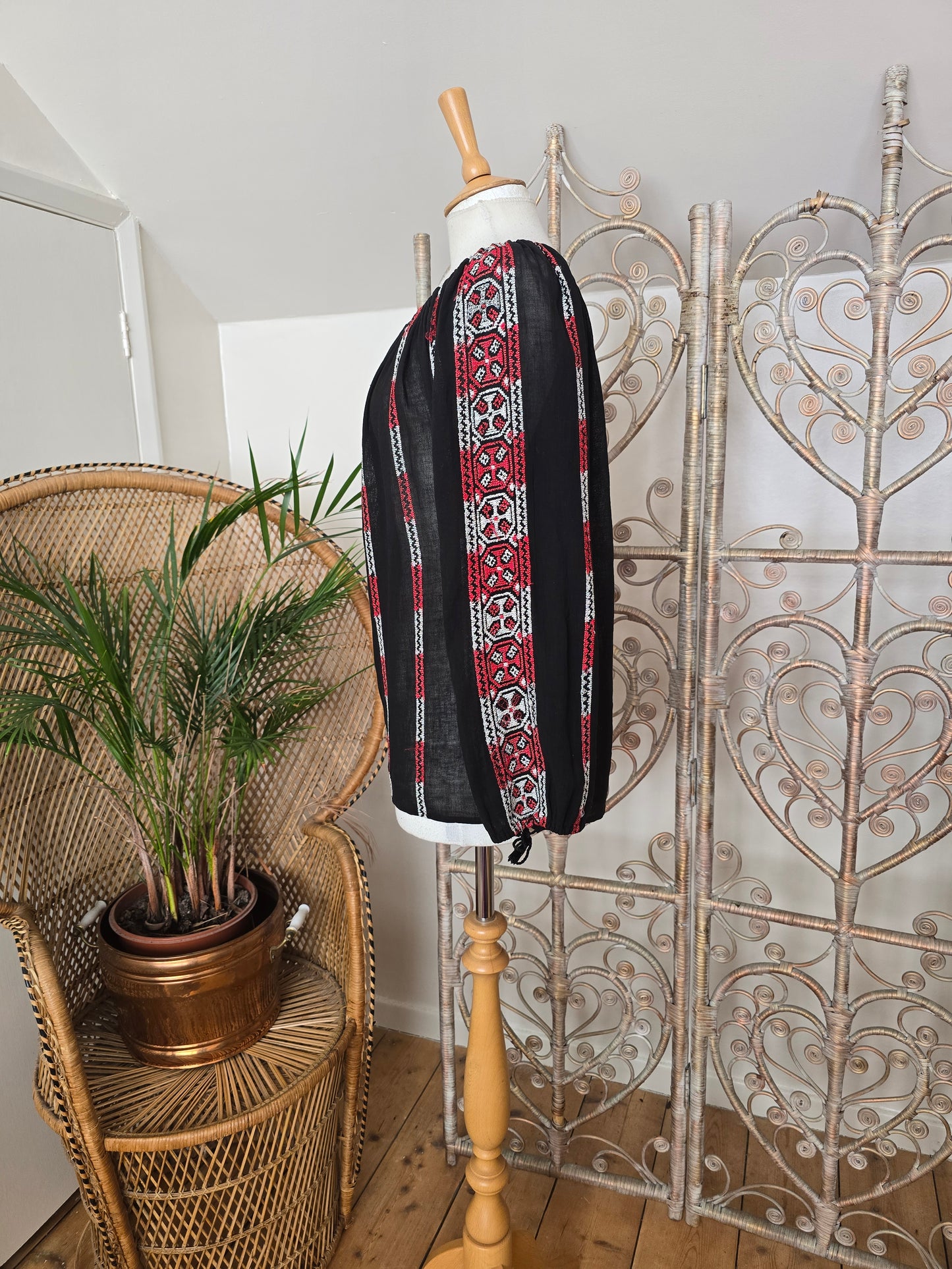 Vintage embroidered blouse