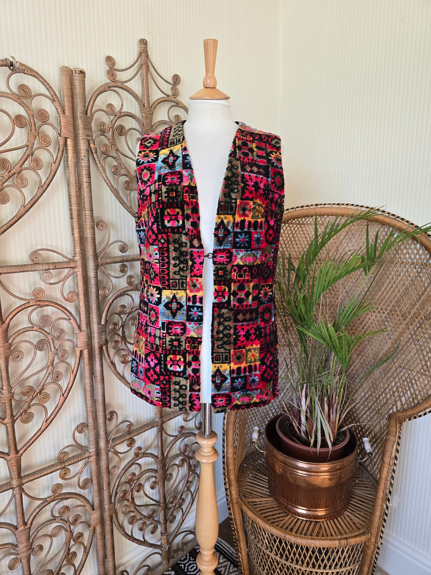 Vintage carpet waistcoat