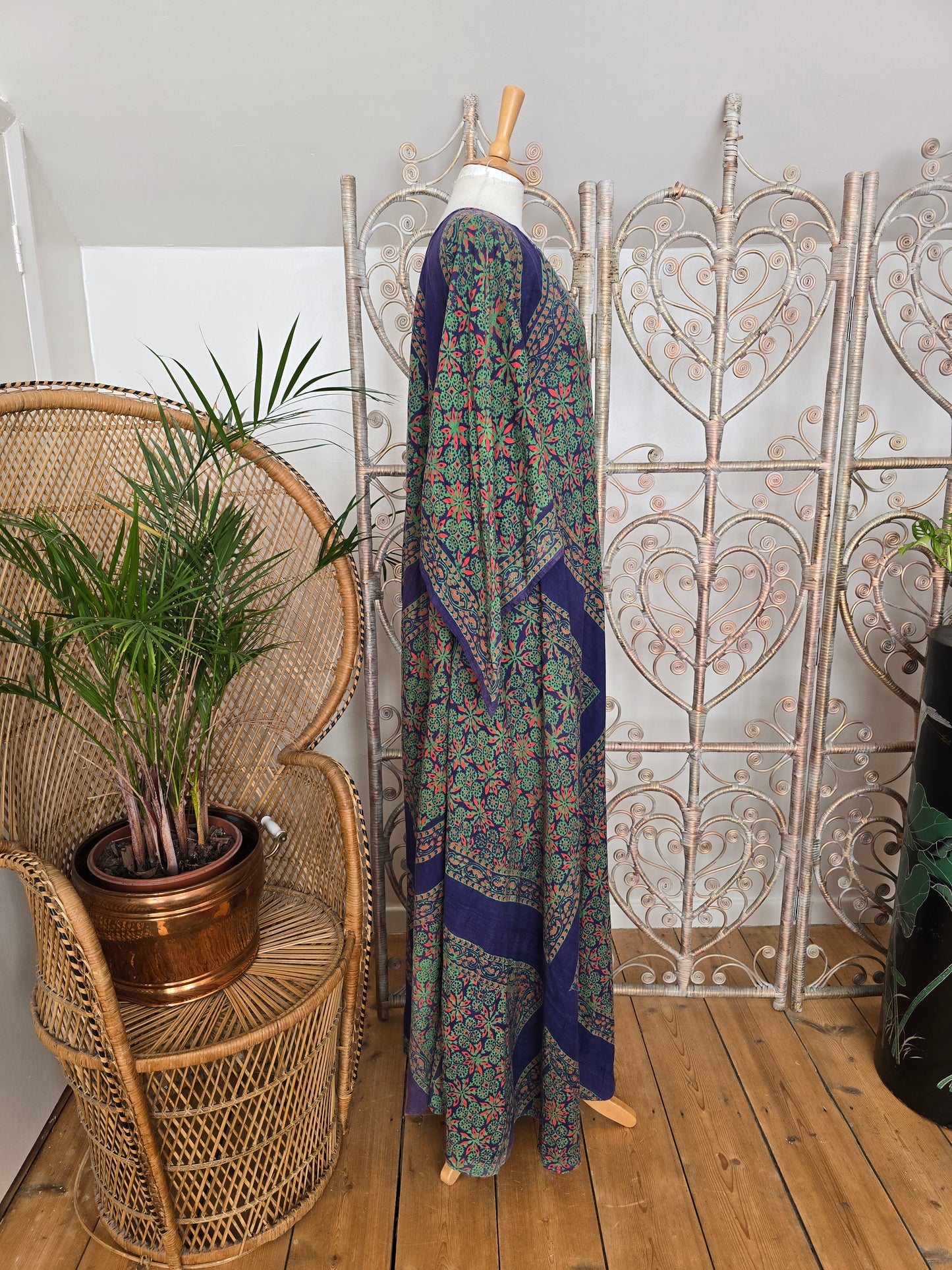 Vintage indian maxi dress