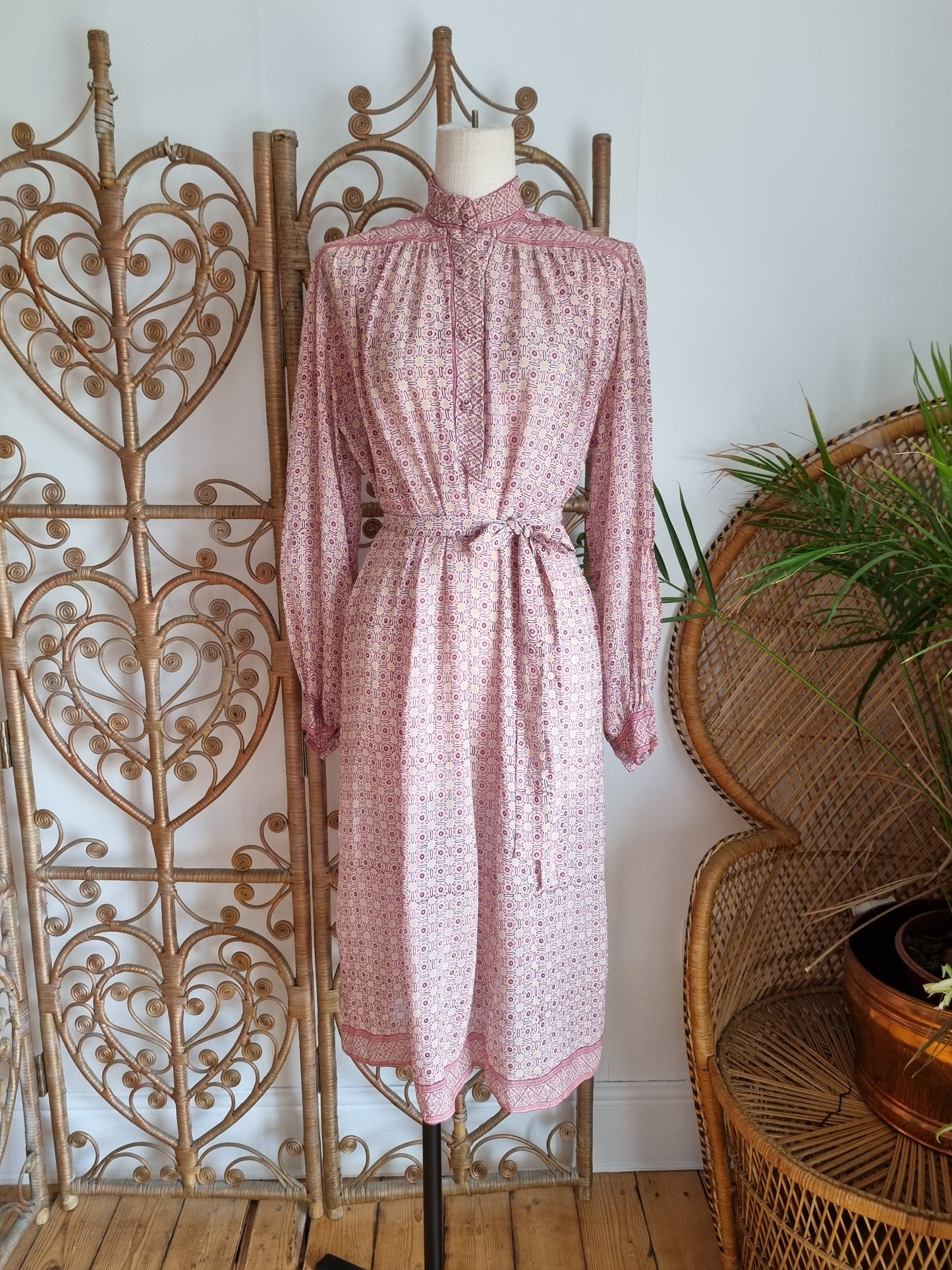 Vintage Indian silk dress