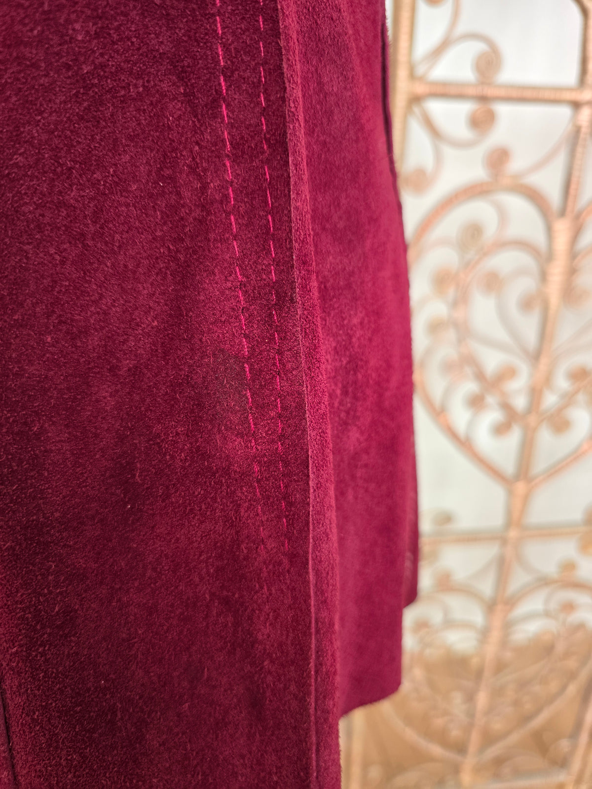 Vintage suede tunic