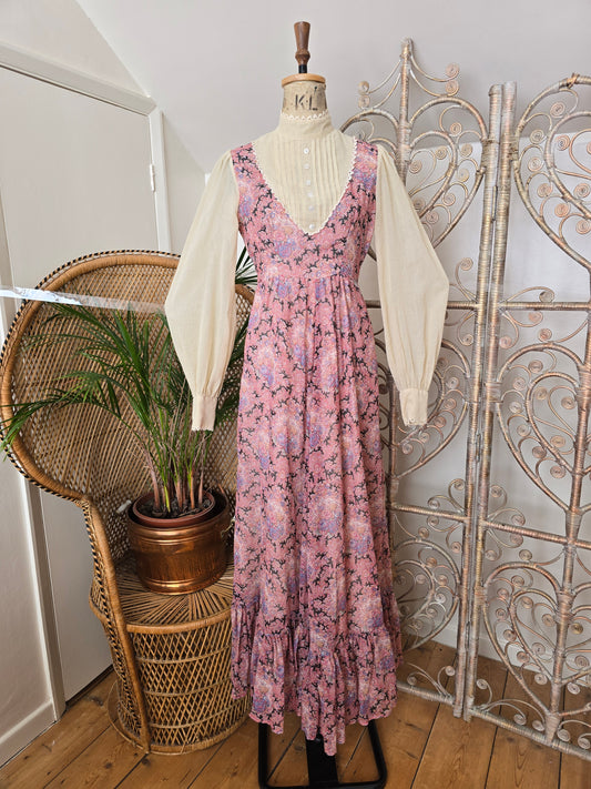 Vintage 70s Clothes Samuel Sherman maxi dress