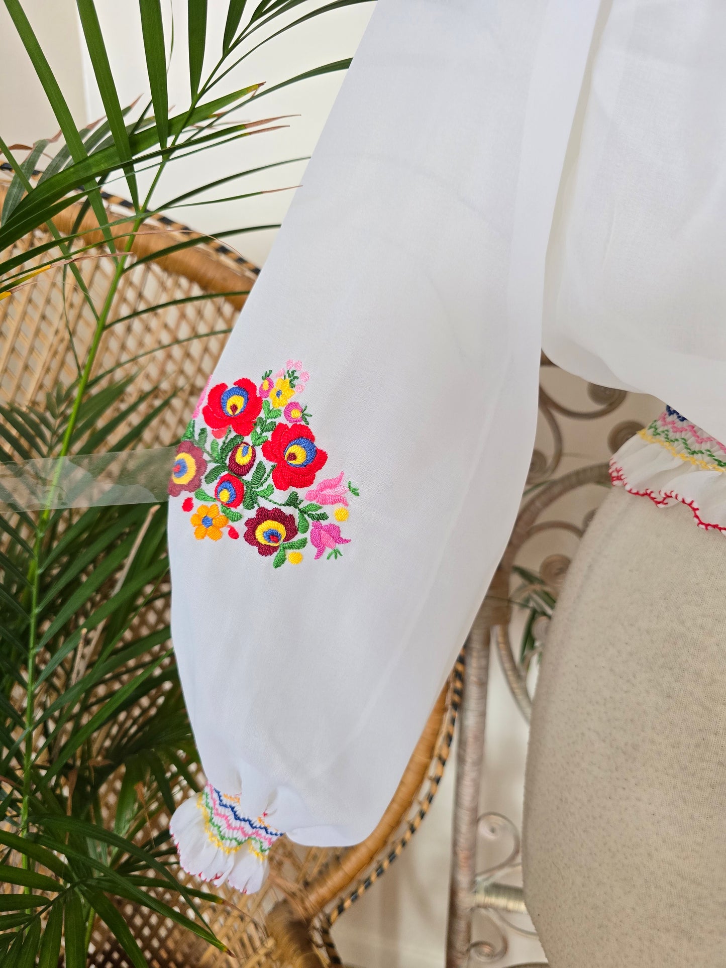 Vintage embroidered blouse
