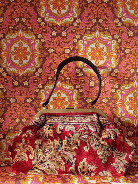 Vintage style carpet bag