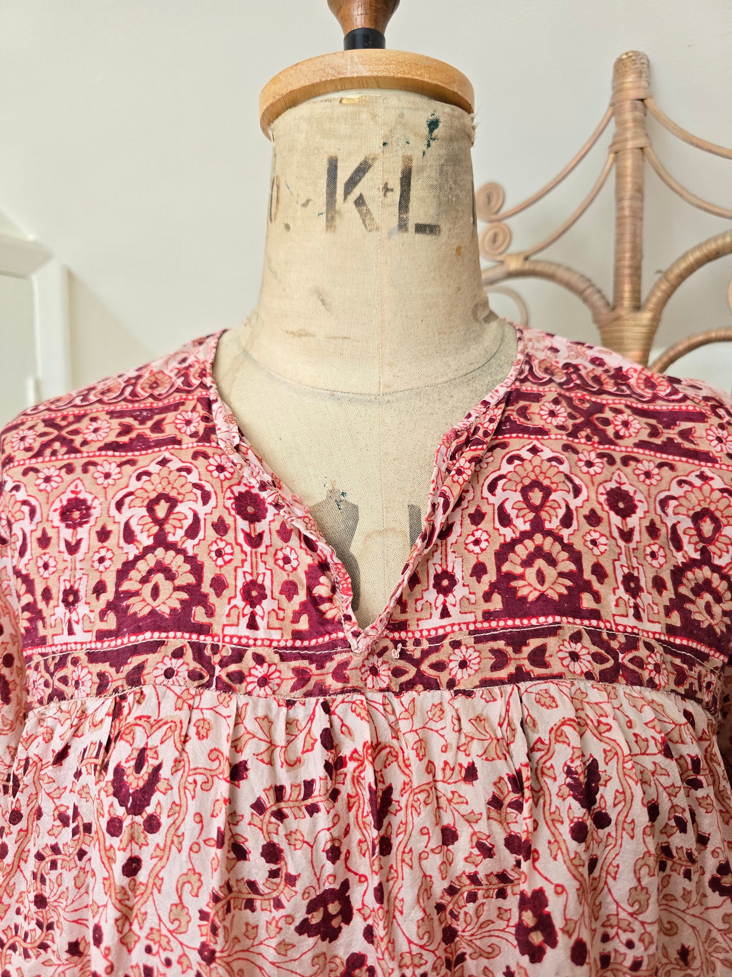 Vintage silk Indian blouse