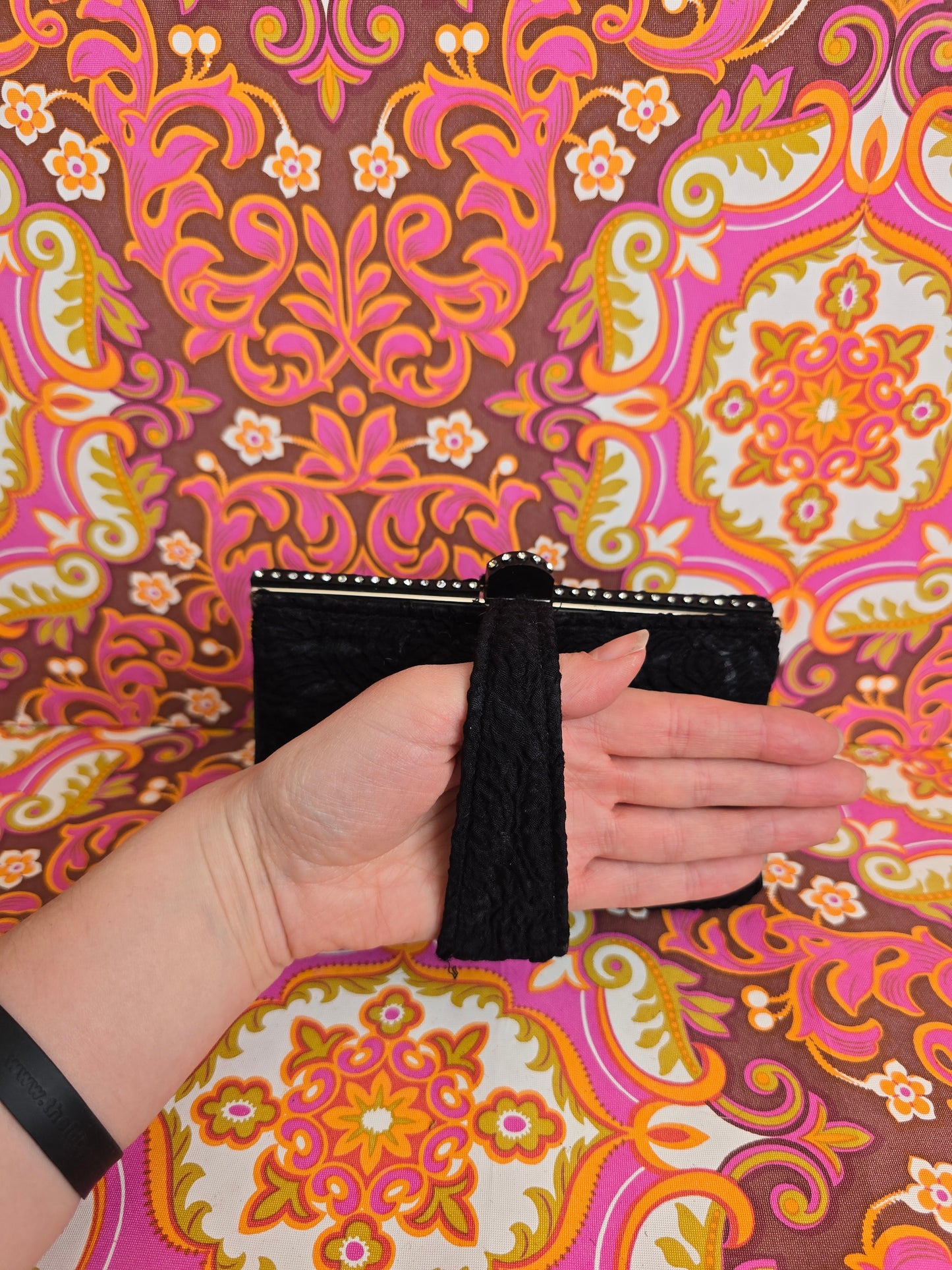 Vintage 50s clutch purse bag