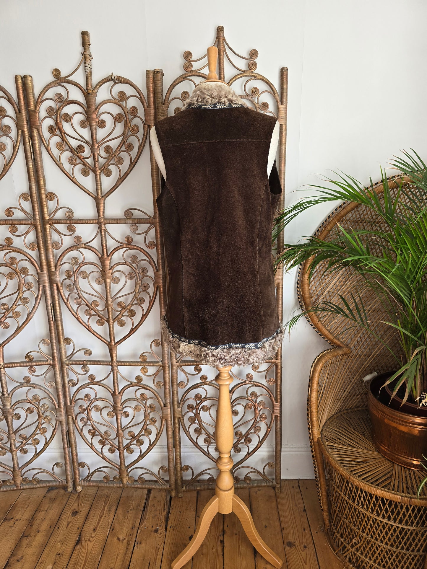 Vintage suede waistcoat