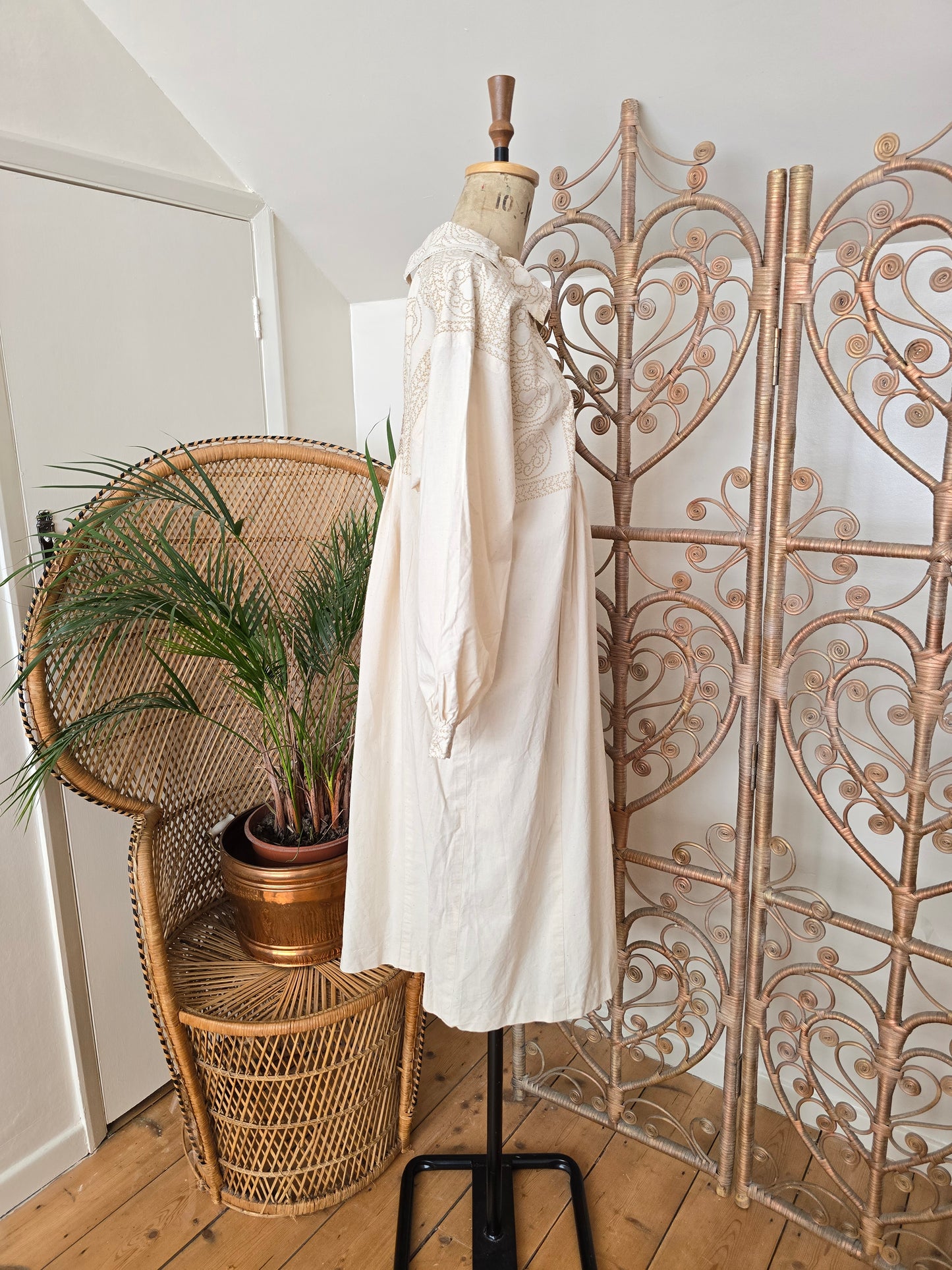 Vintage Clothkits shirring smock dress