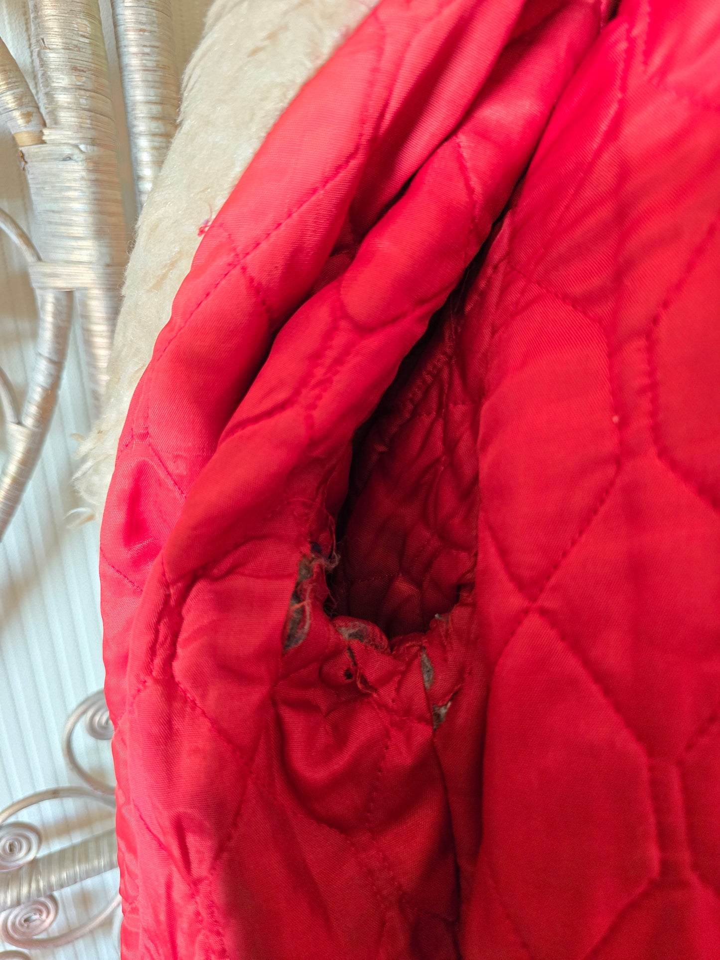 Vintage faux fur/suede velvet coat