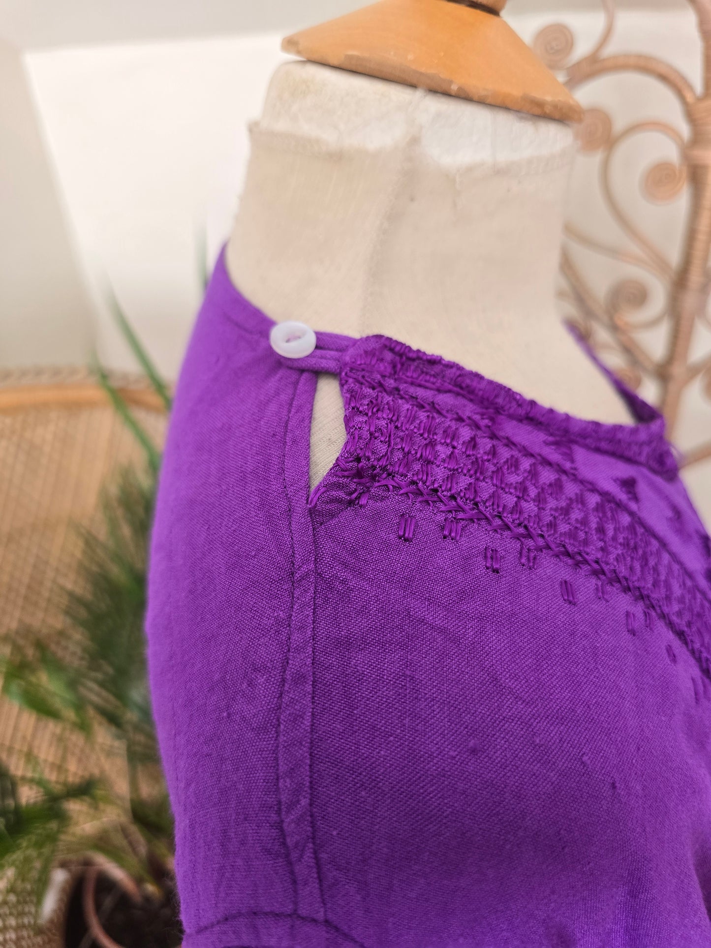 Vintage embroidered dress