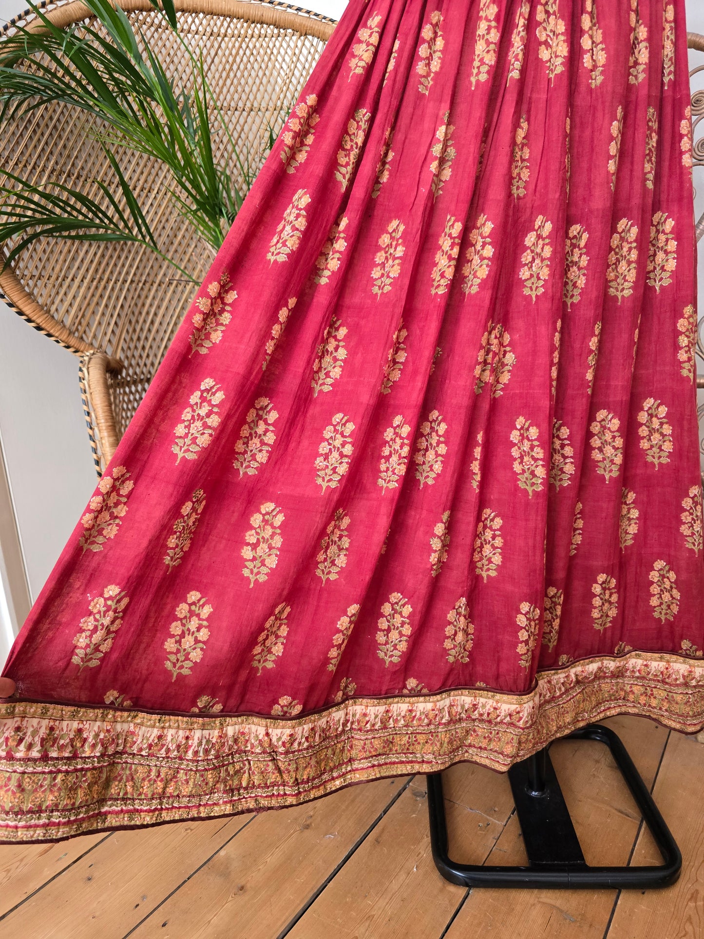 Vintage Anokhi indian 70s maxi dress
