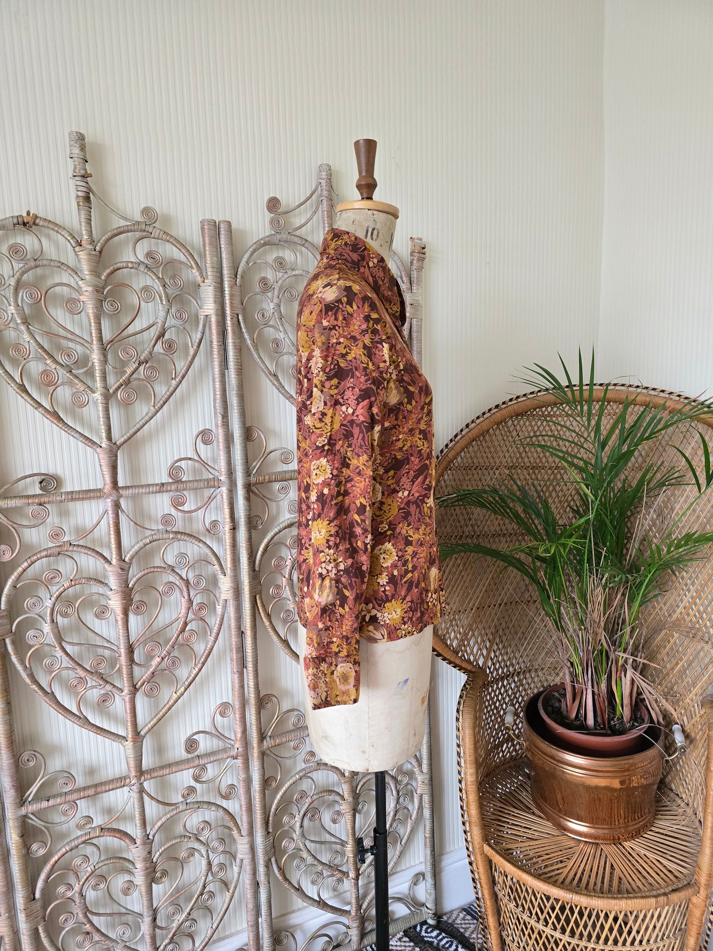 Vintage floral blouse