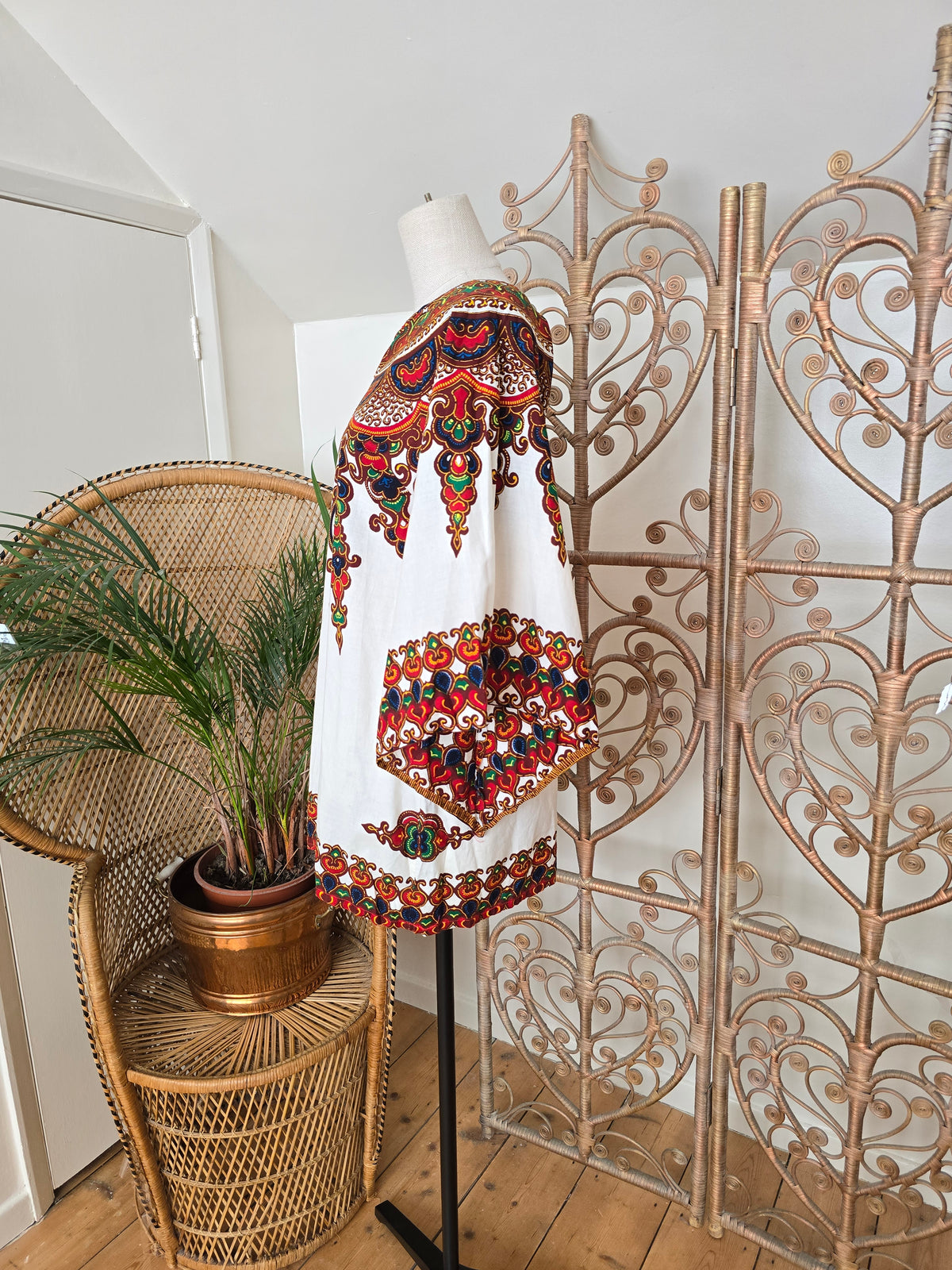 Vintage Mina of England Carnaby Street  Dashiki tunic dress