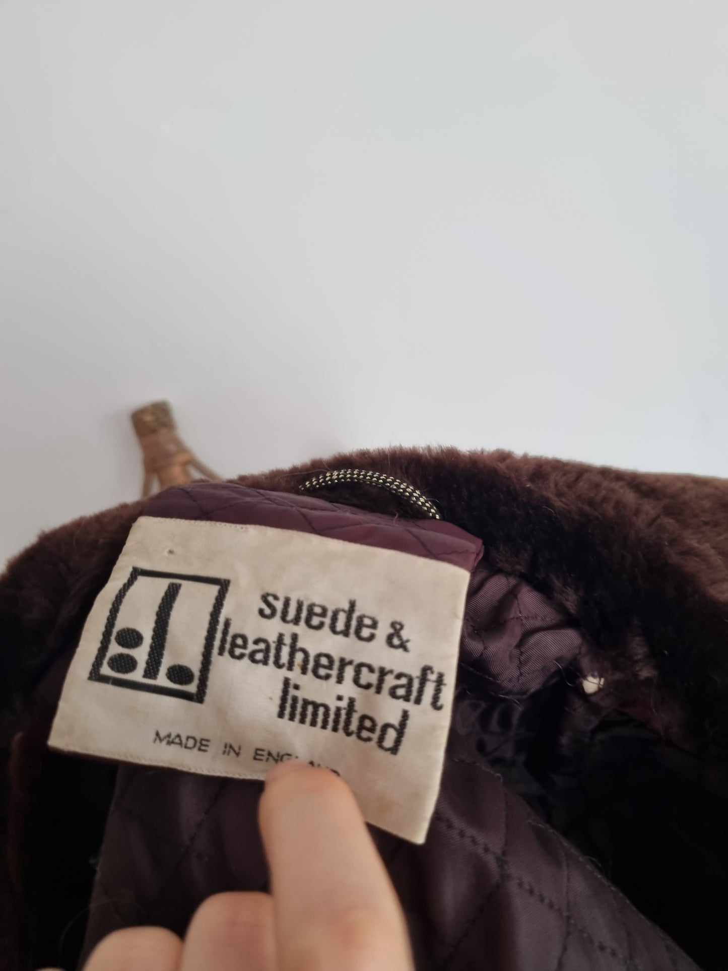 Vintage suede and leathercraft limited 70s leather coat M