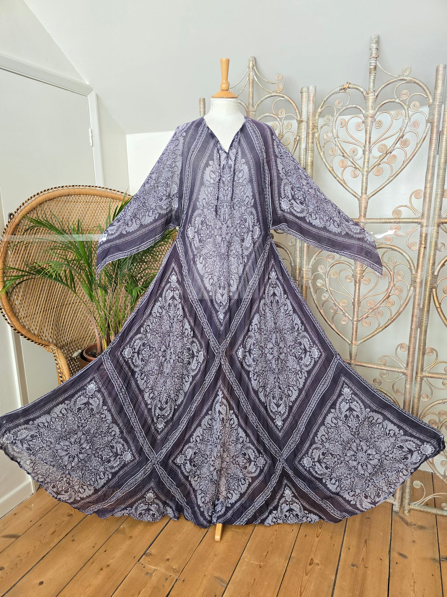 Vintage indian 70s dress