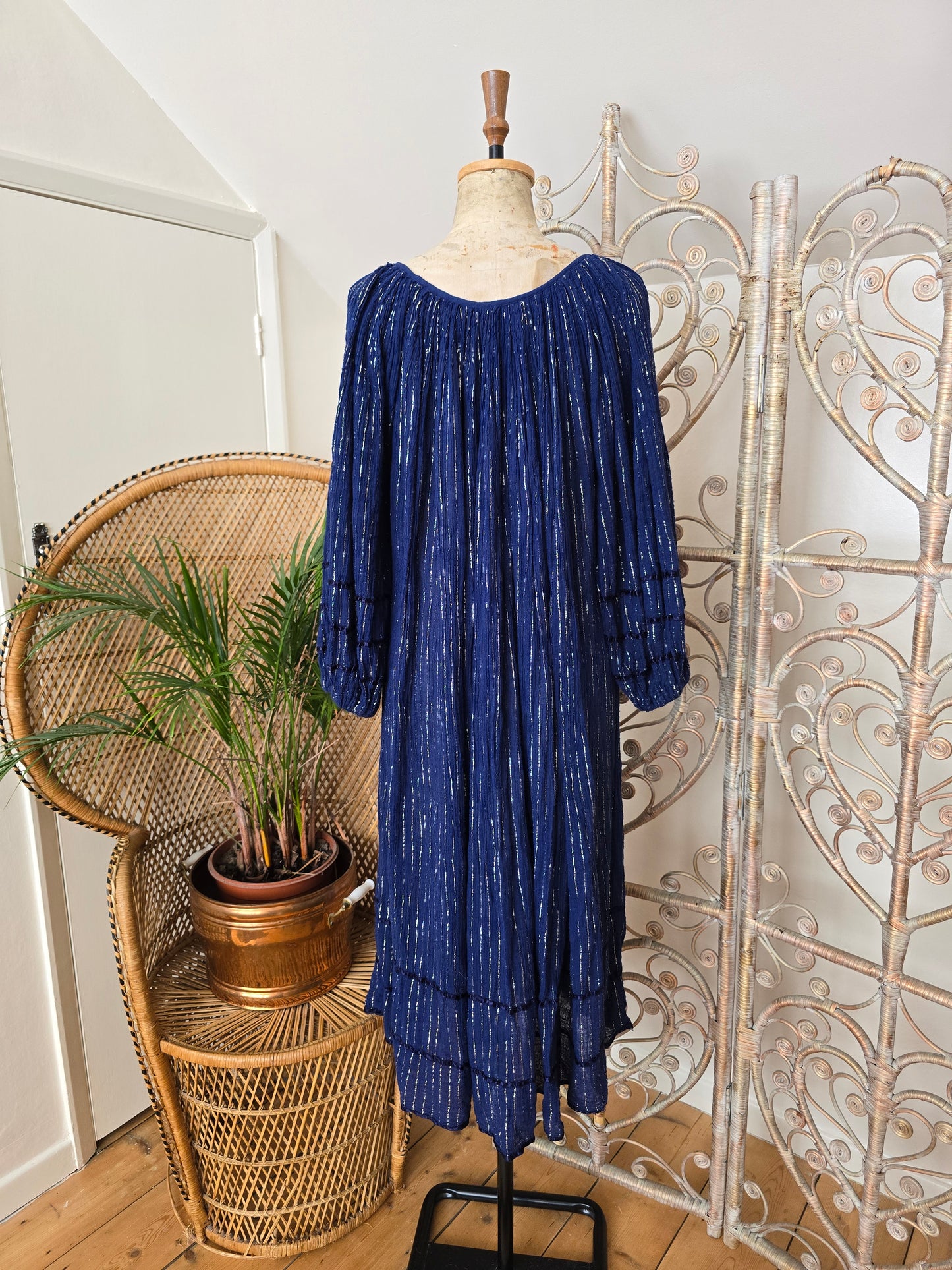 Vintage greek smock dress