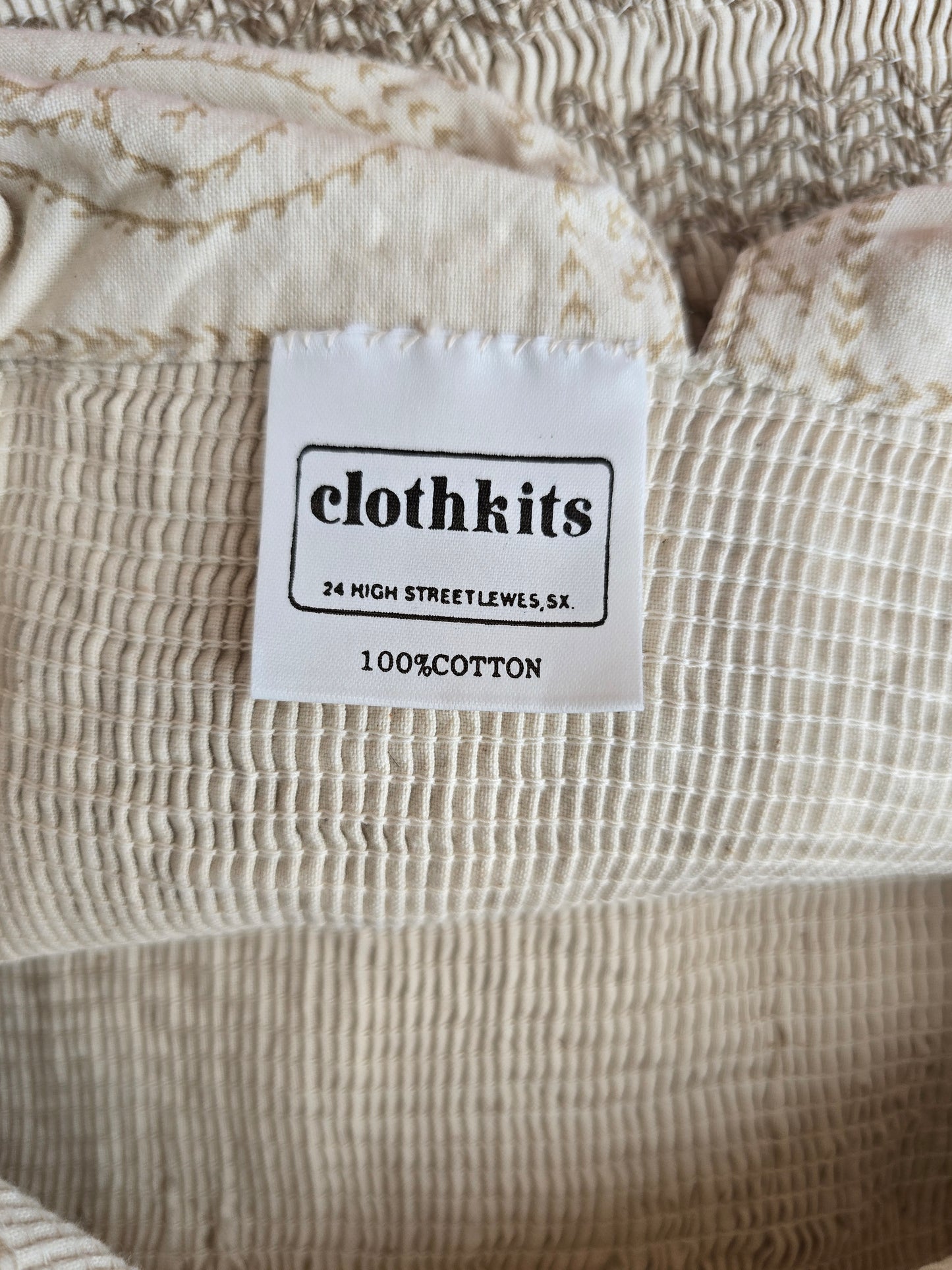 Vintage Clothkits shirring smock dress