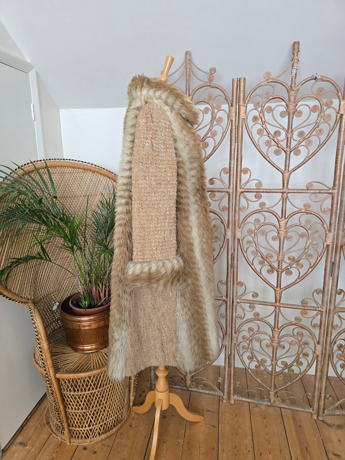 Vintage faux fur coat