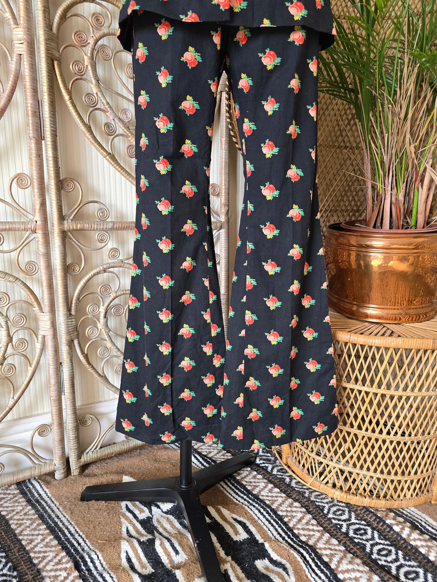 Vintage two piece blouse trousers