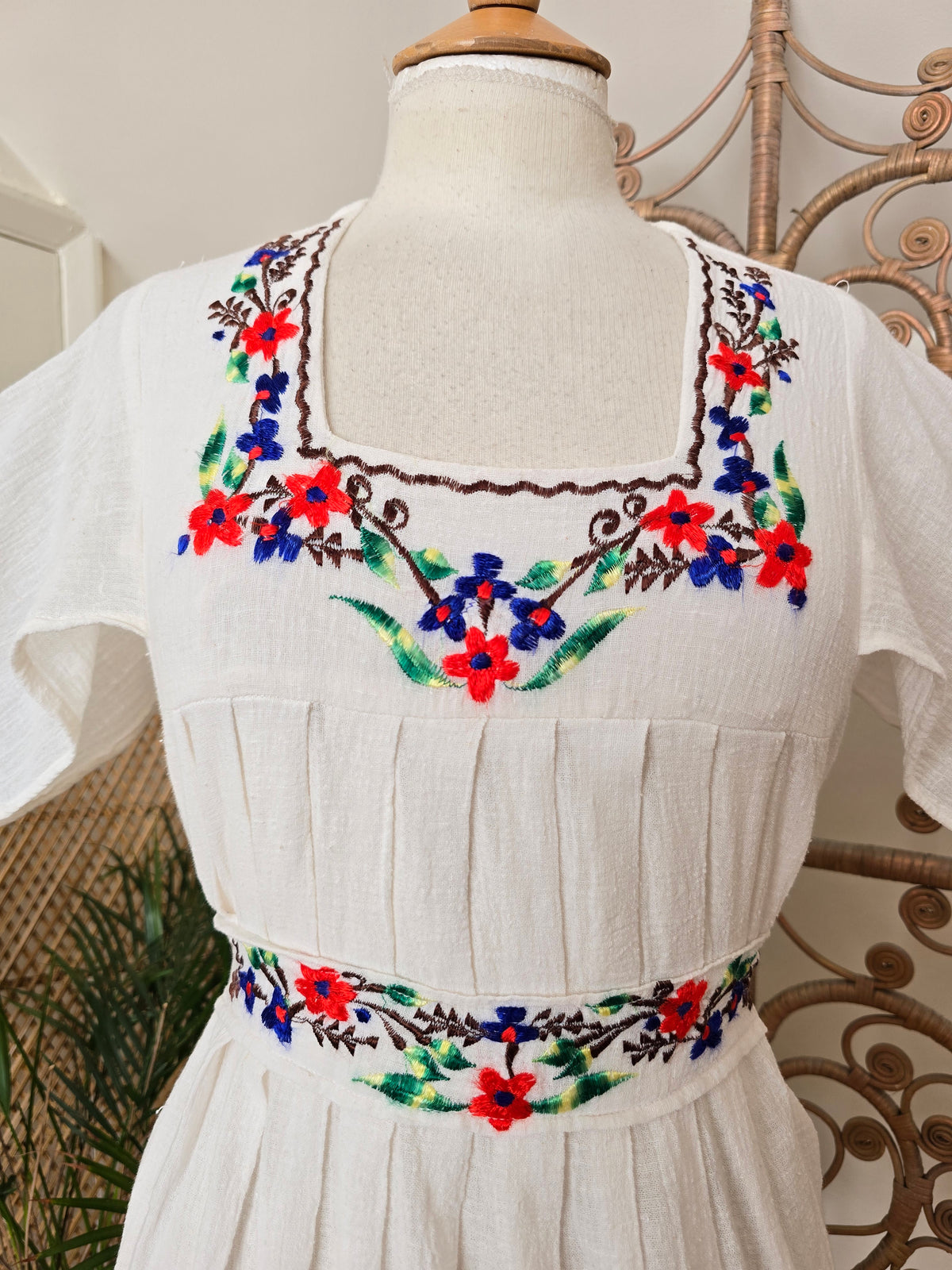 Vintage cheesecloth cotton blouse