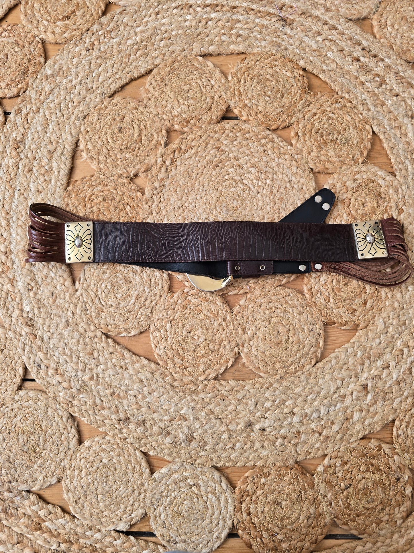 Vintage leather belt