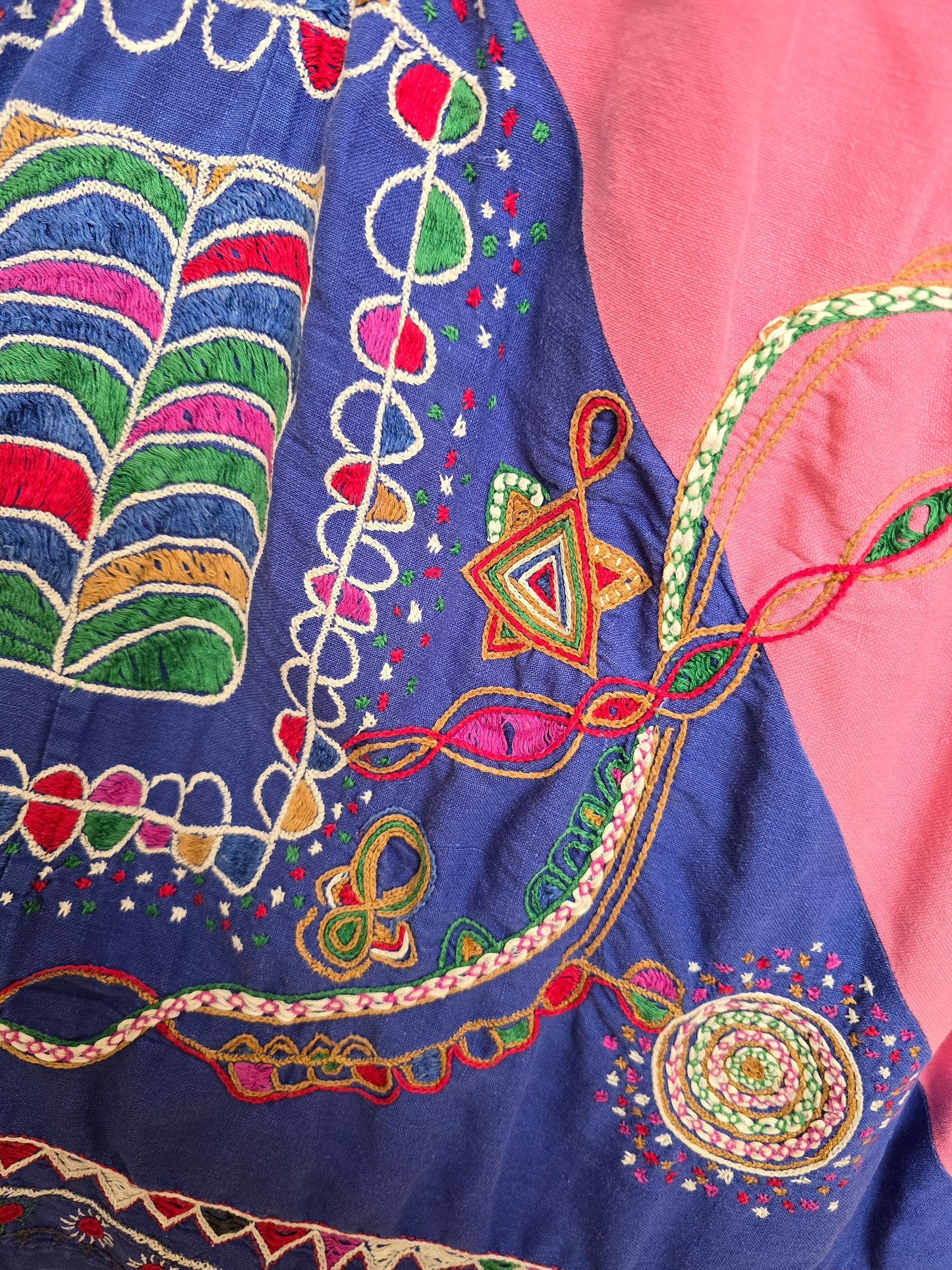 Vintage Anokhi embroidered skirt