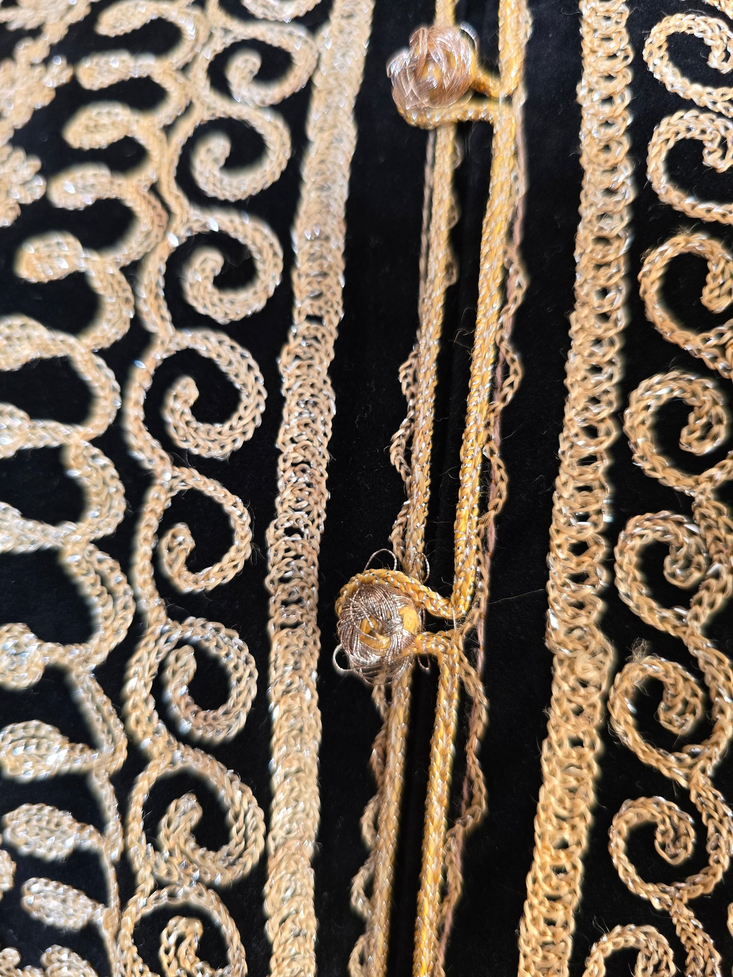 Vintage black velvet jacket