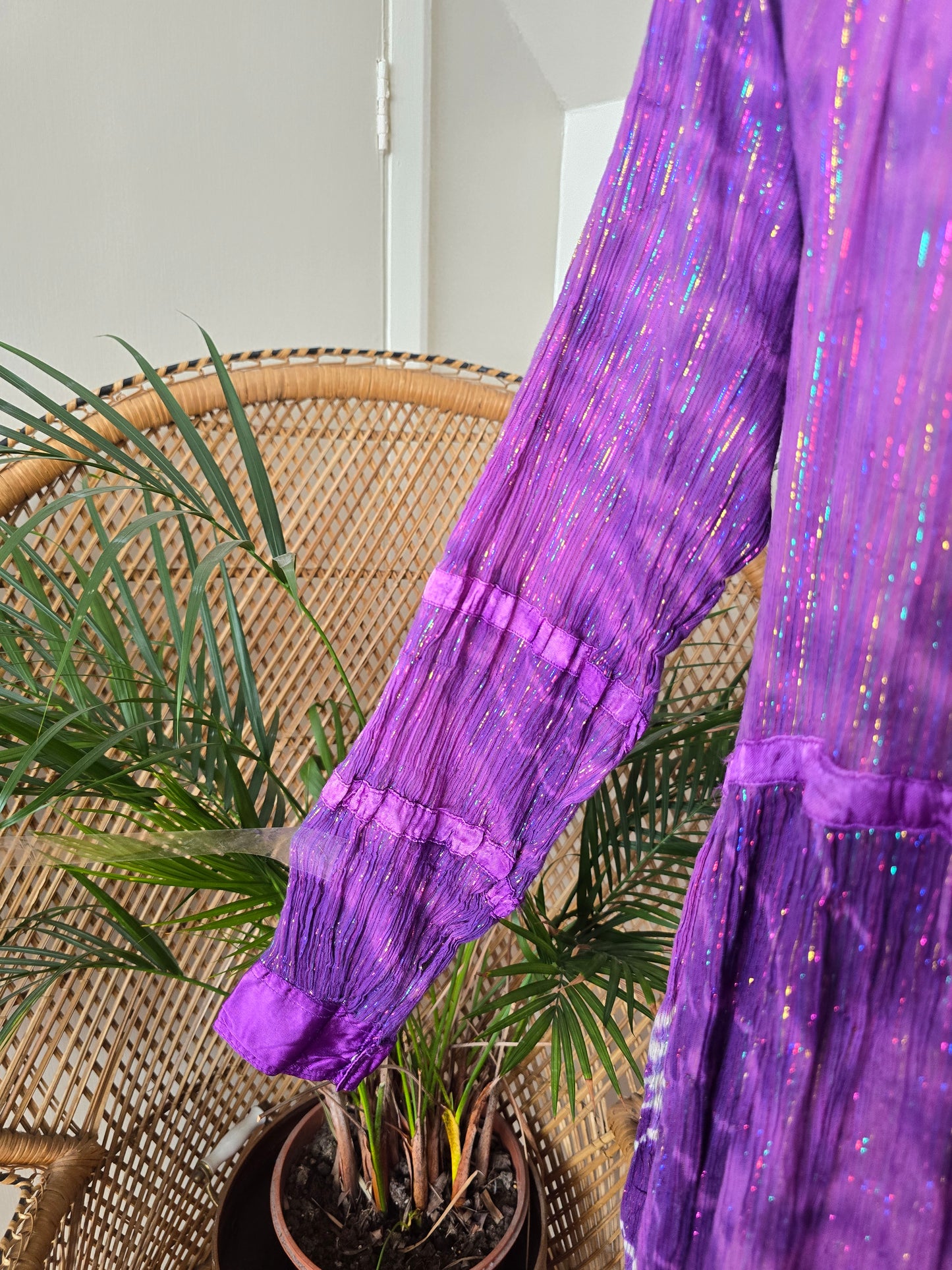 Vintage Indian tie dye dress