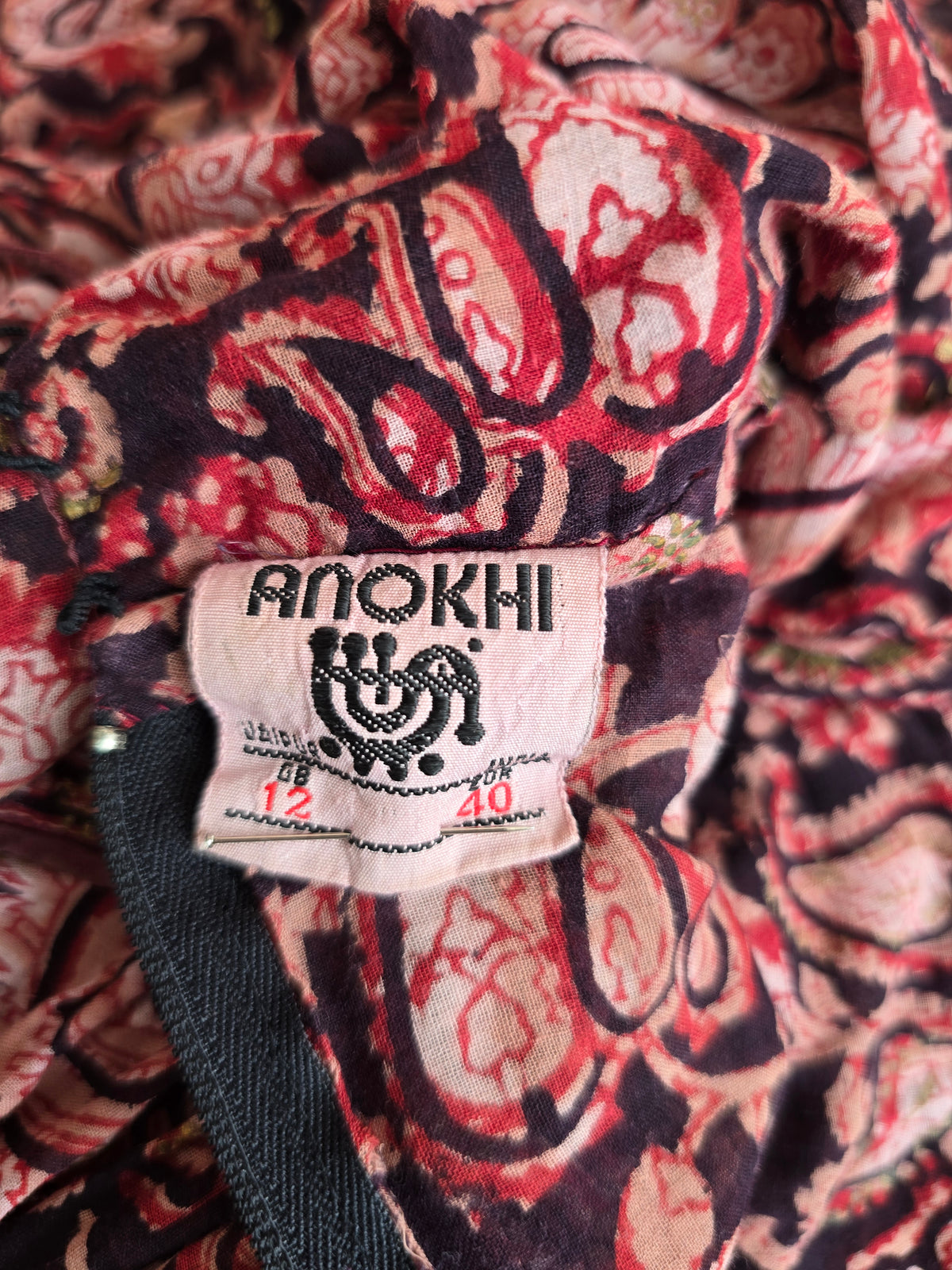 Vintage Anokhi Indian dress