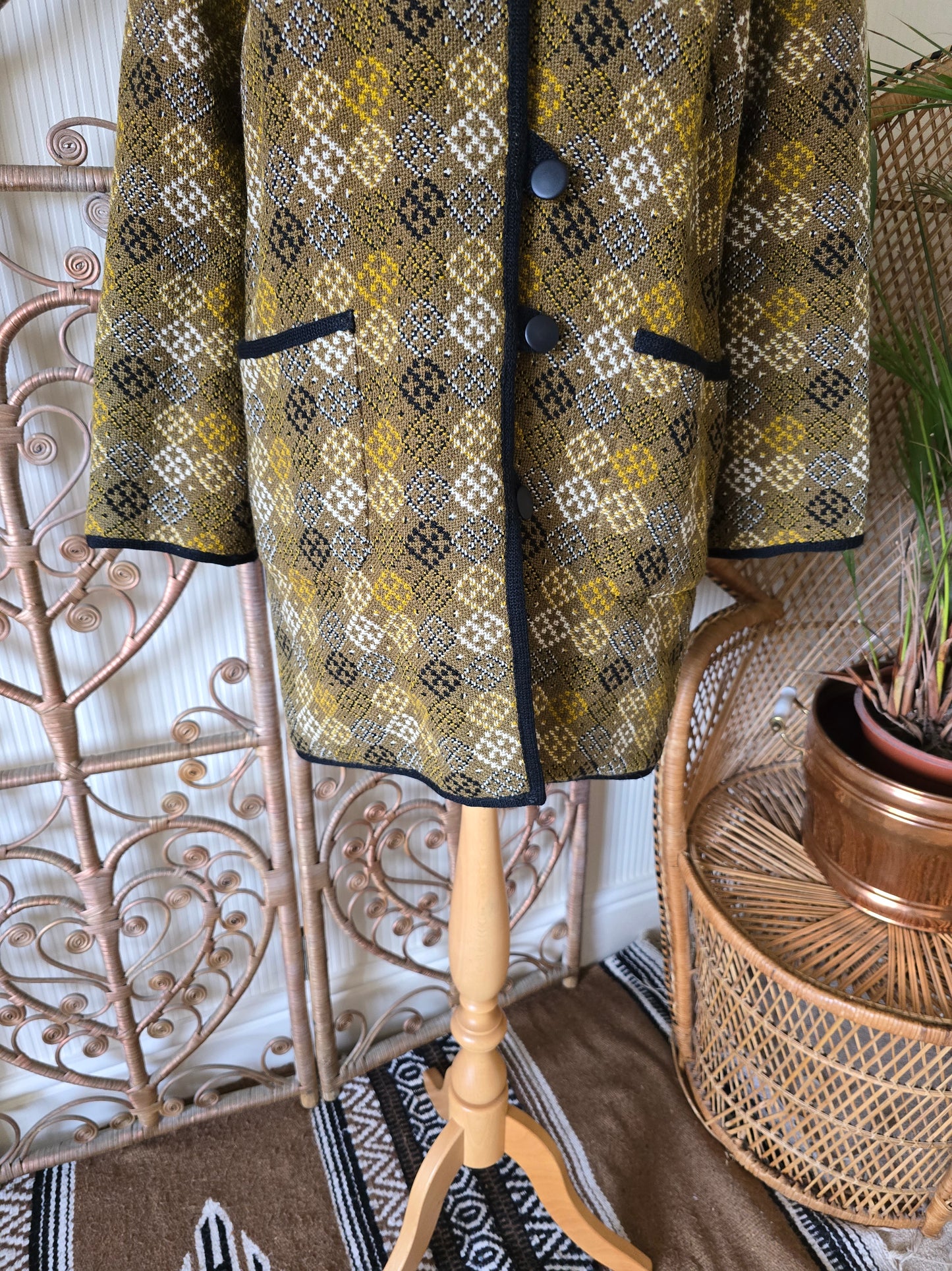 Vintage welsh tapestry coat