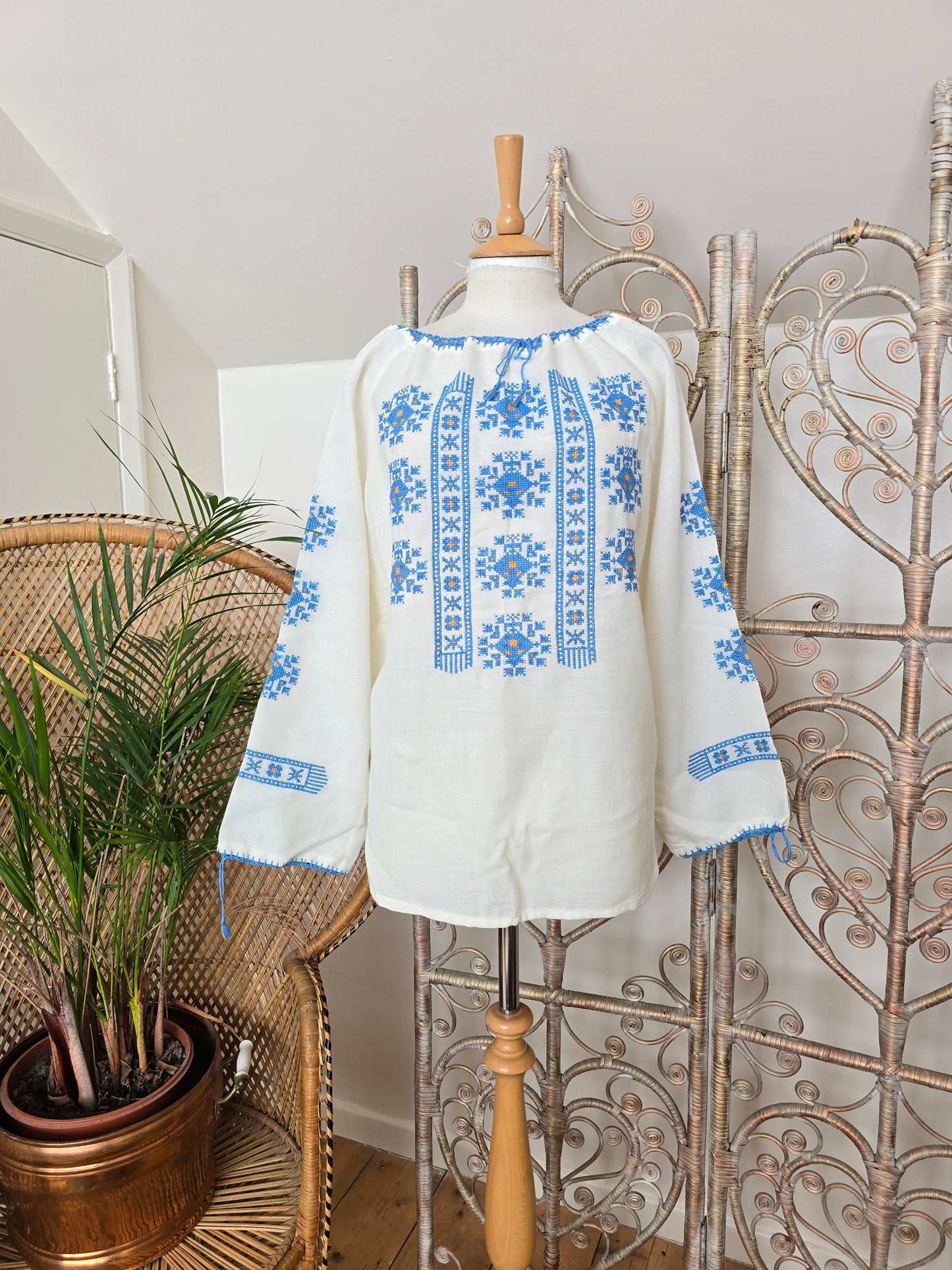 Vintage embroidered blouse