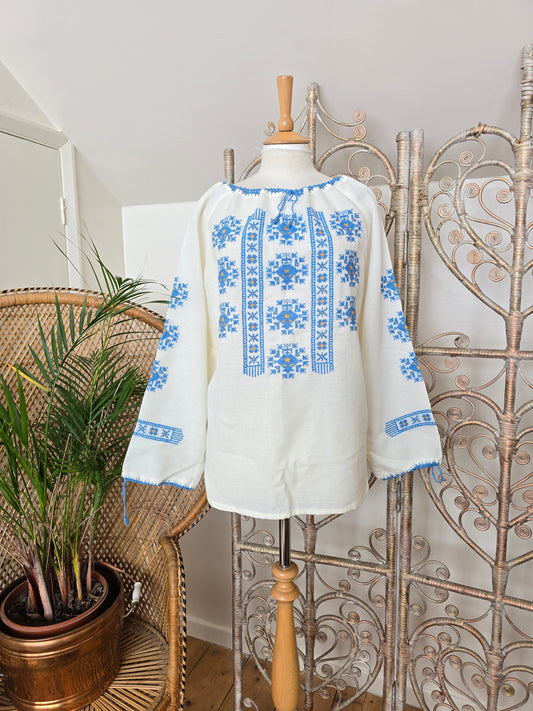Vintage embroidered blouse