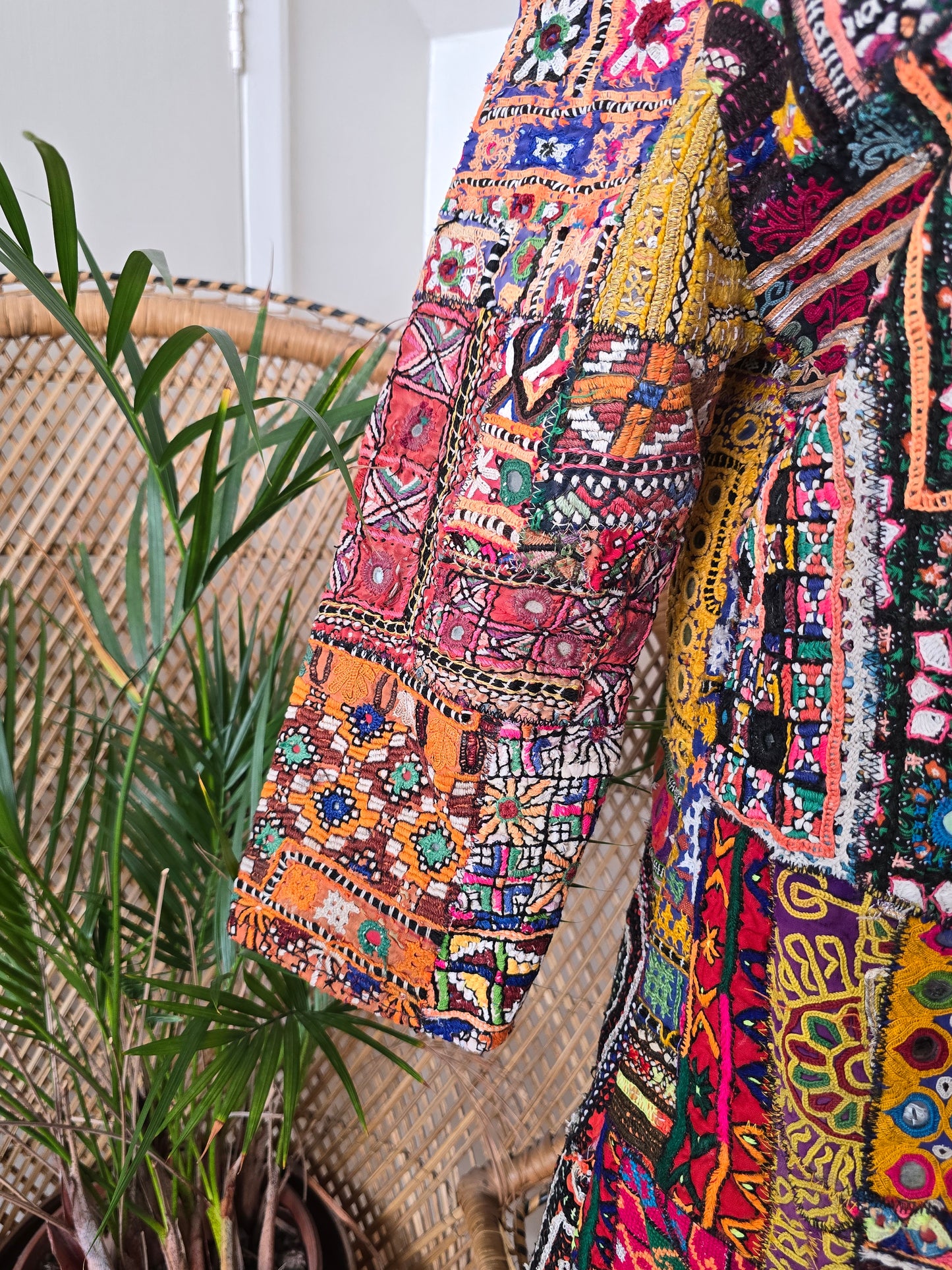 Vintage embroidered ethnic jacket