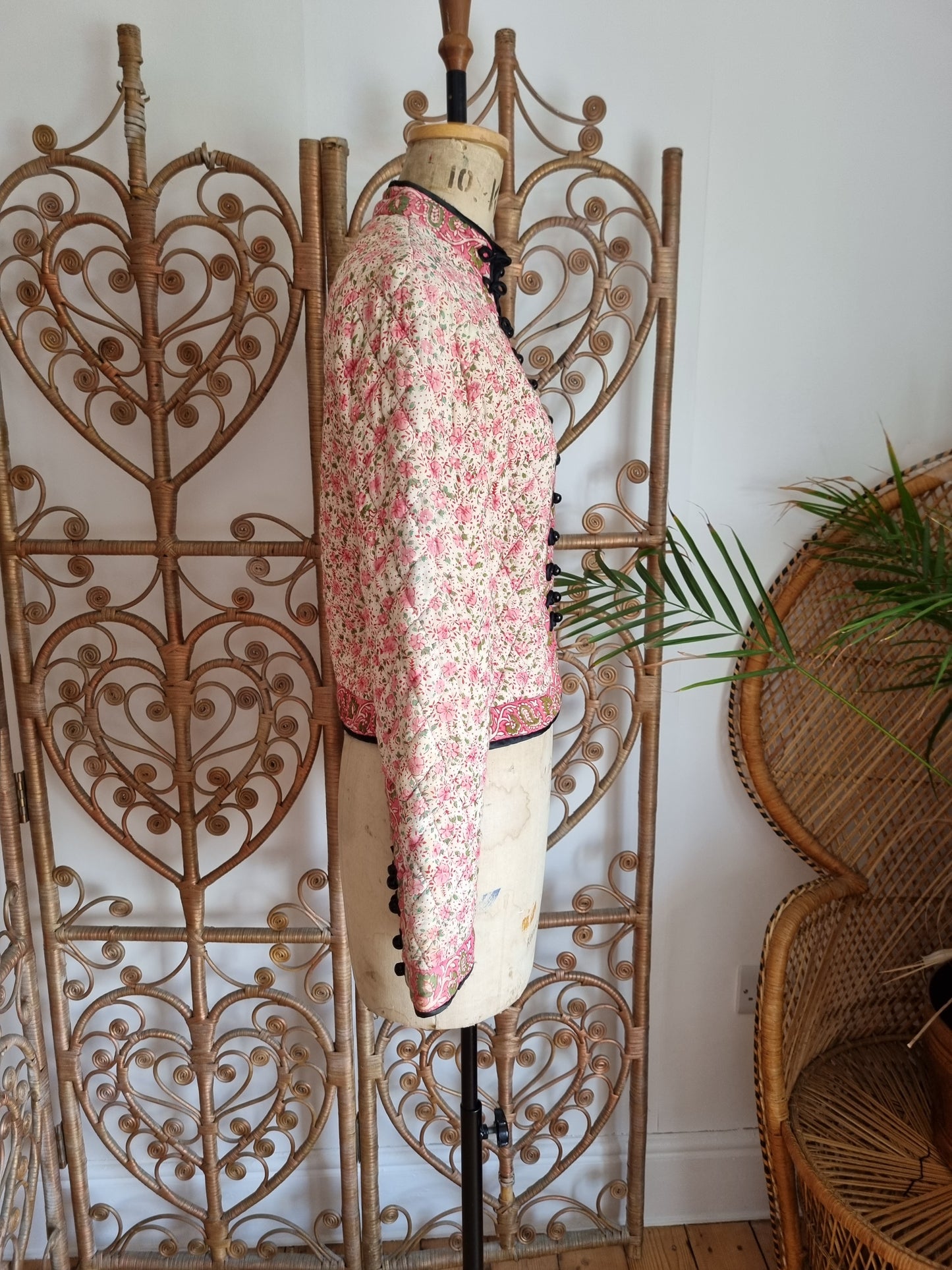 Vintage Phool Indian quilted cotton jacket