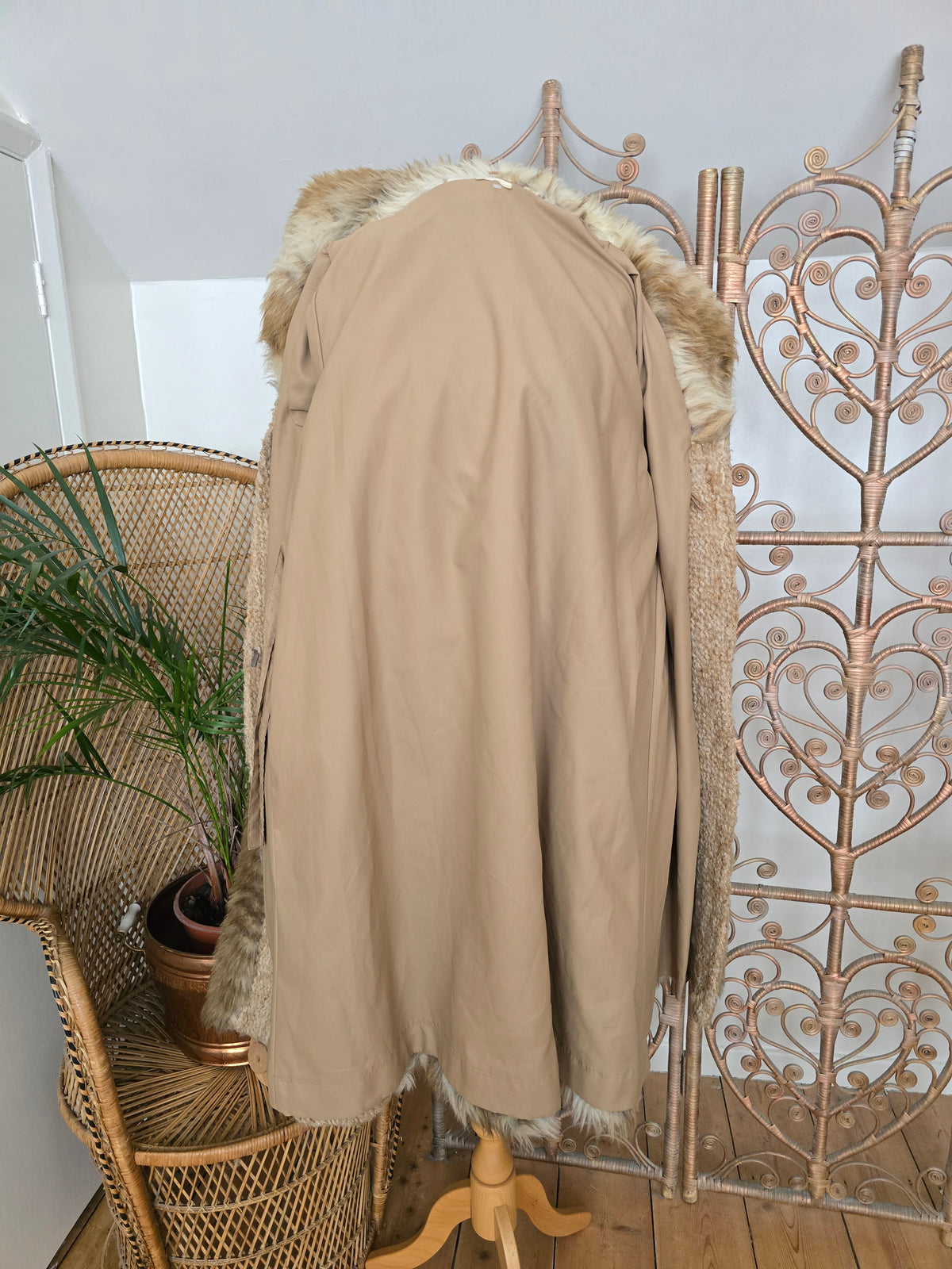 Vintage faux fur coat