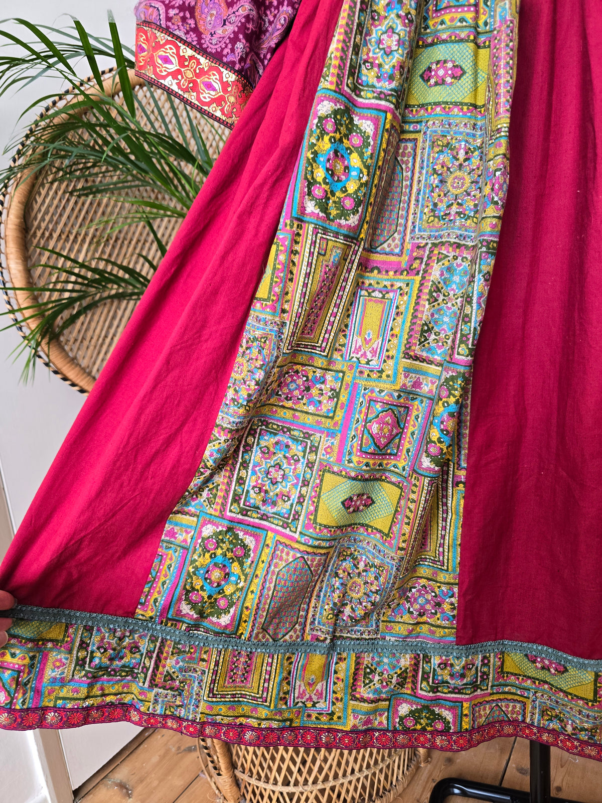 Vintage patchwork dress
