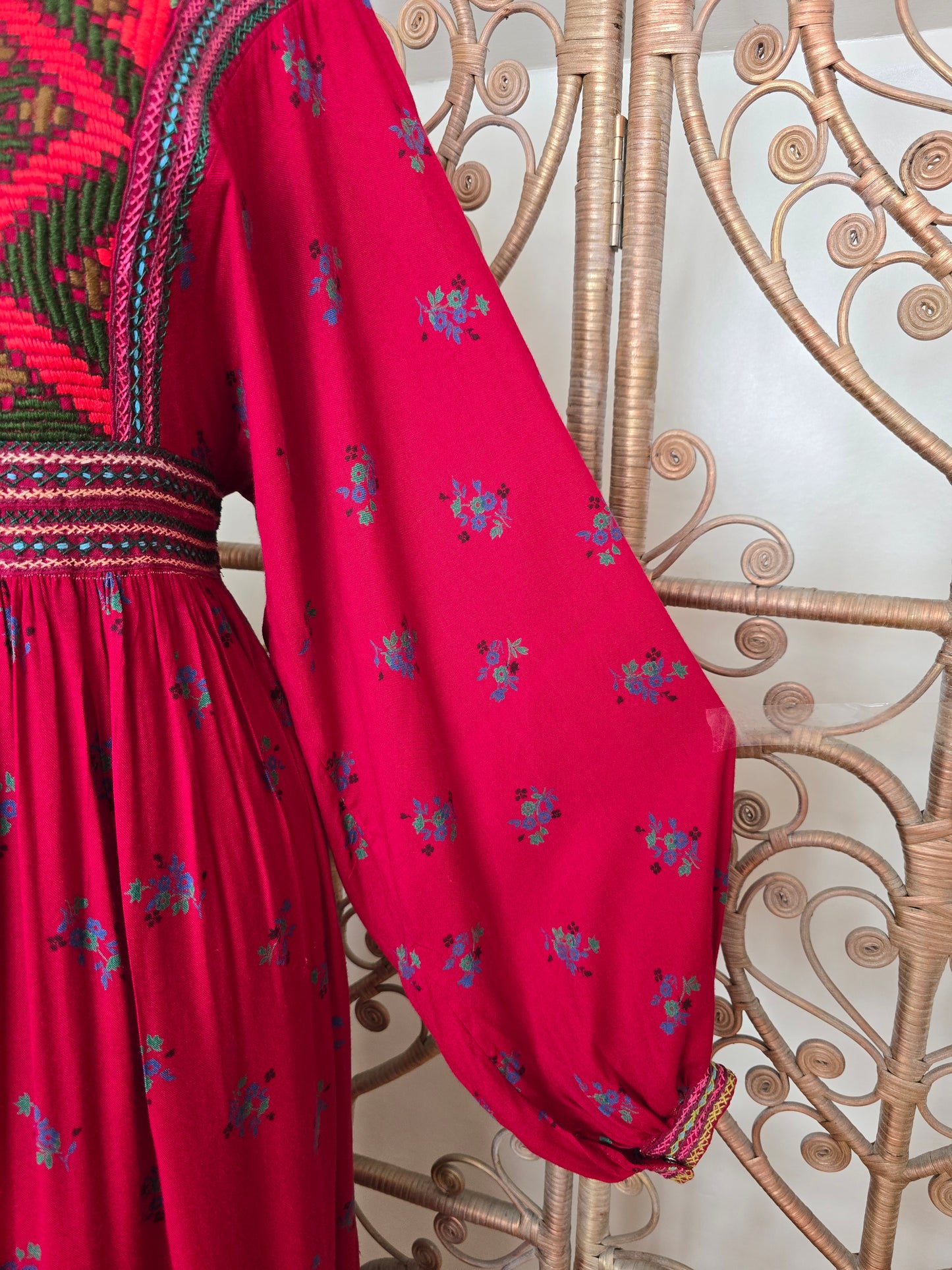 Vintage embroidered Afghan dress