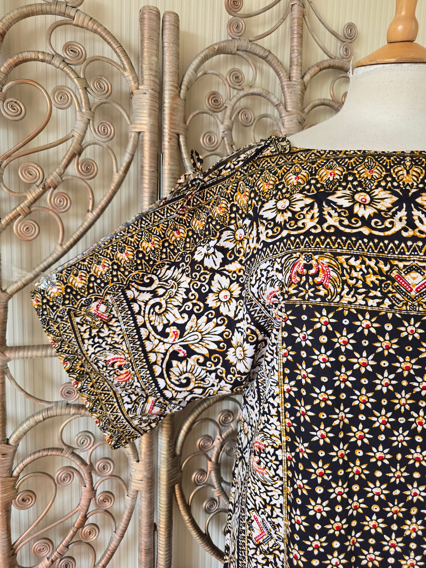 Vintage kaftan maxi dress