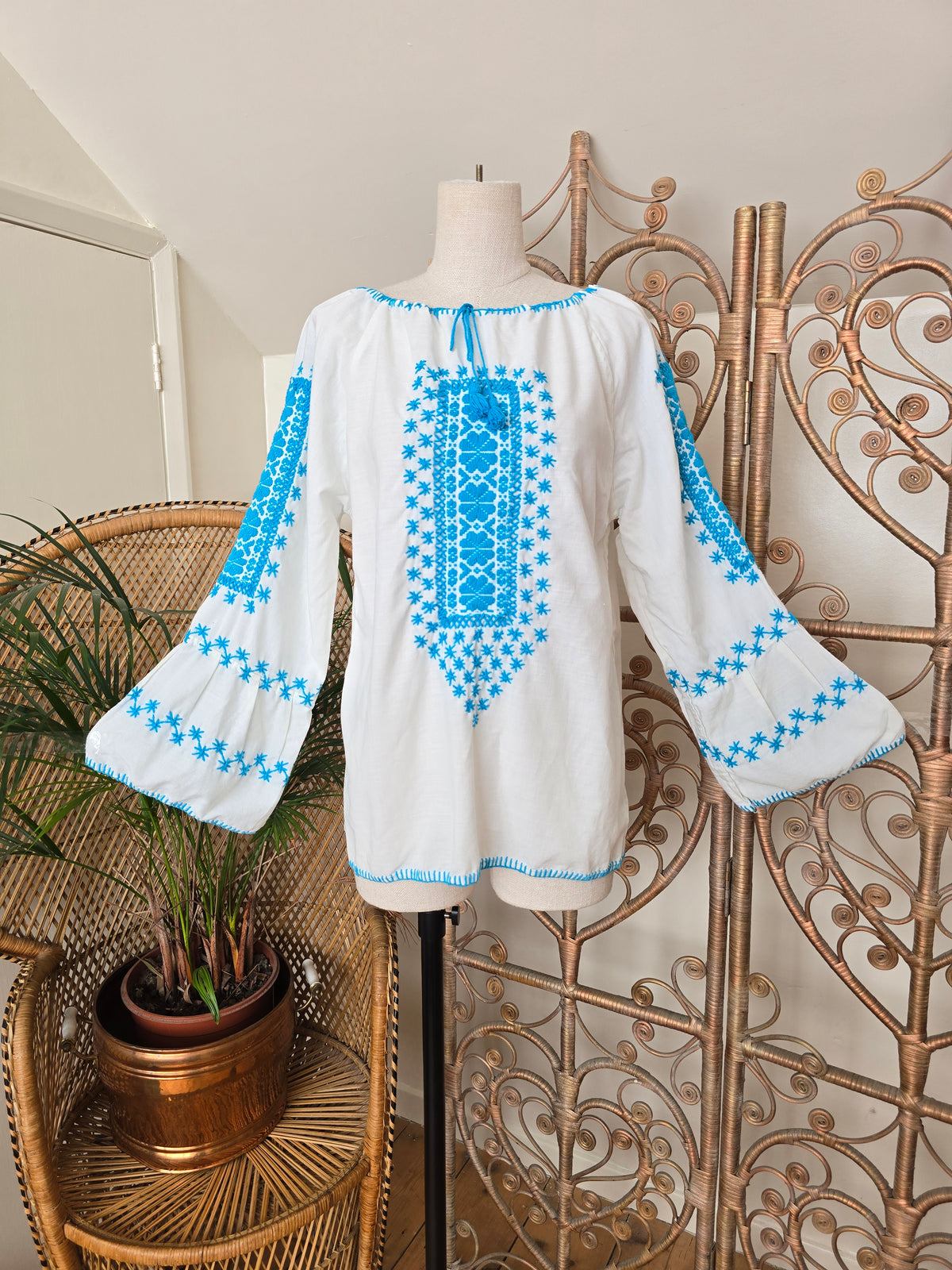 Vintage embroidered blouse