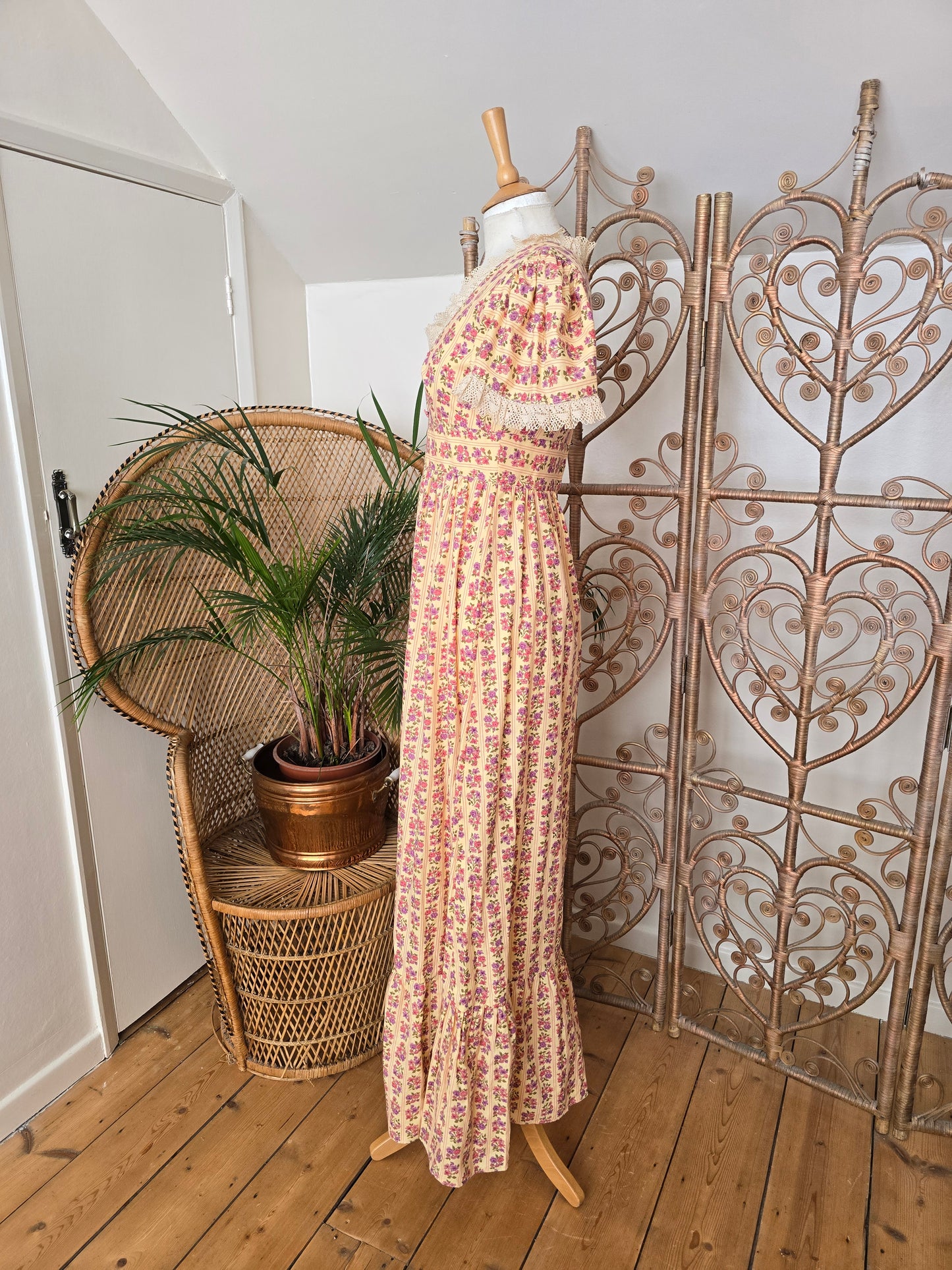 Vintage 70s Samuel Sherman maxi dress