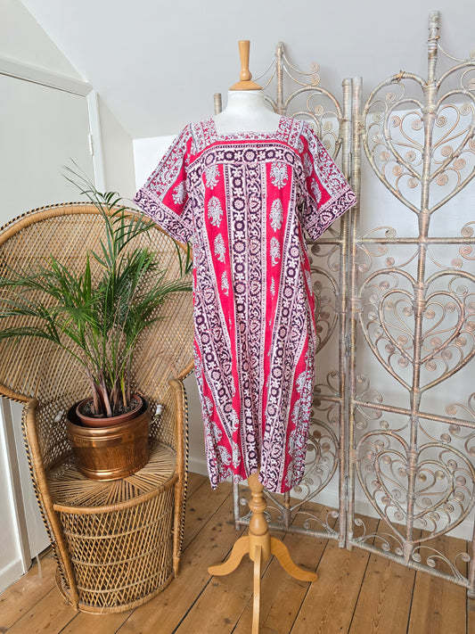 Vintage indian 70s dress