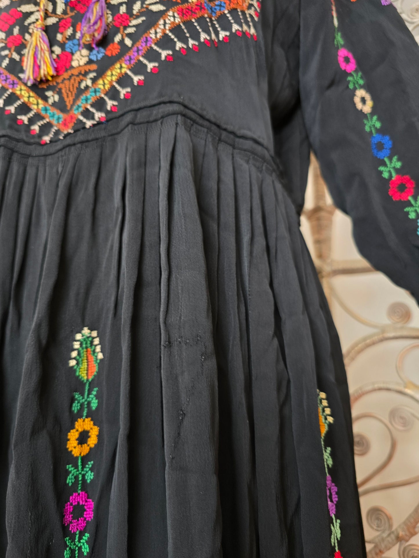 Vintage Syrian embroidered dress
